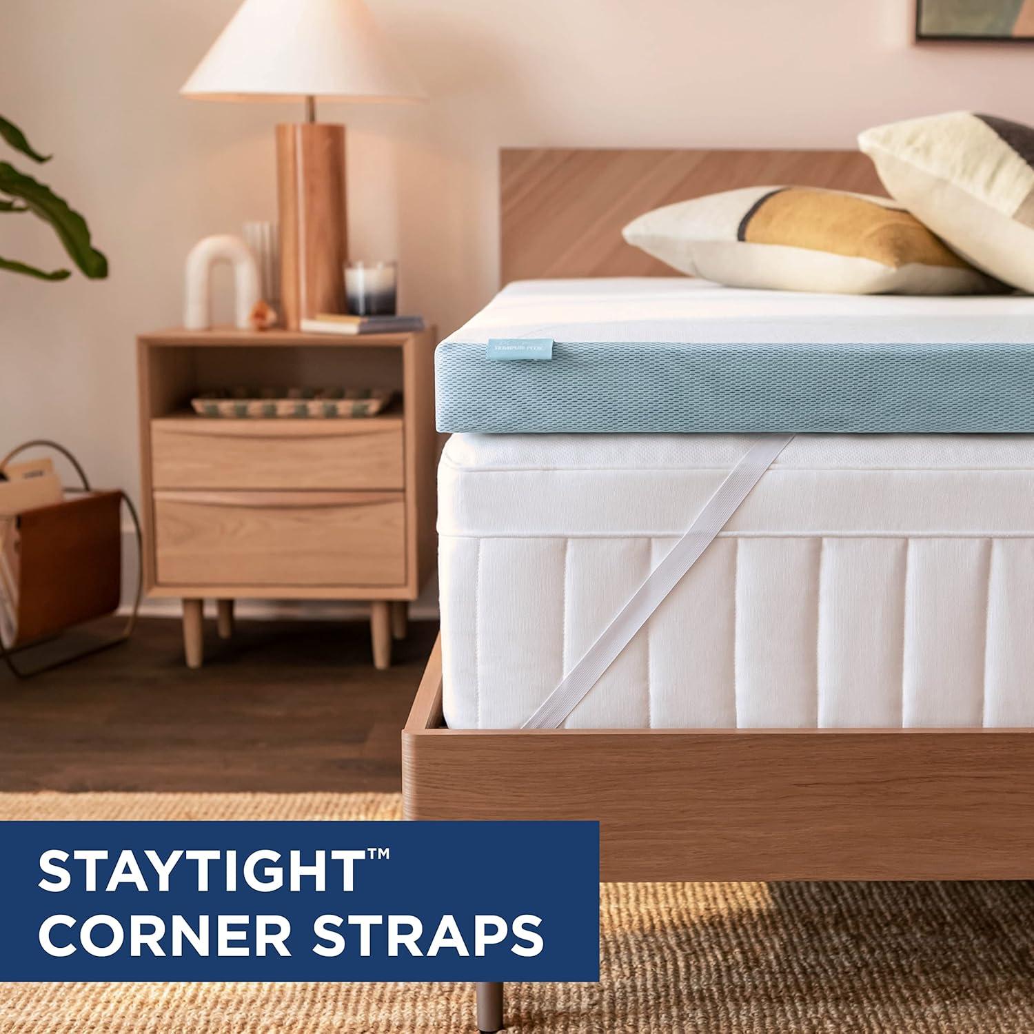 Tempur-Pedic Full 3" Topper Adapt + Cooling Topper