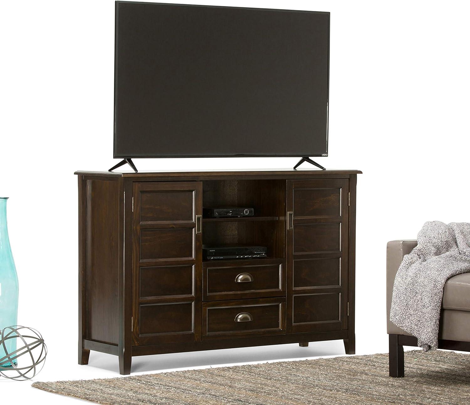 Simpli Home Burlington Tall TV Media Stand