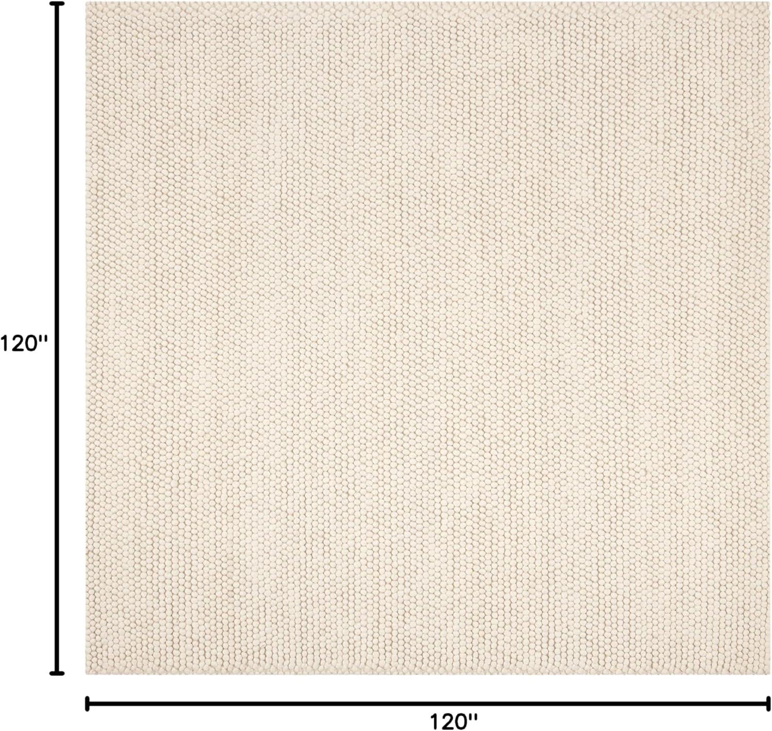 SAFAVIEH Natura Feride Geometric Area Rug, Ivory, 10' x 10' Square