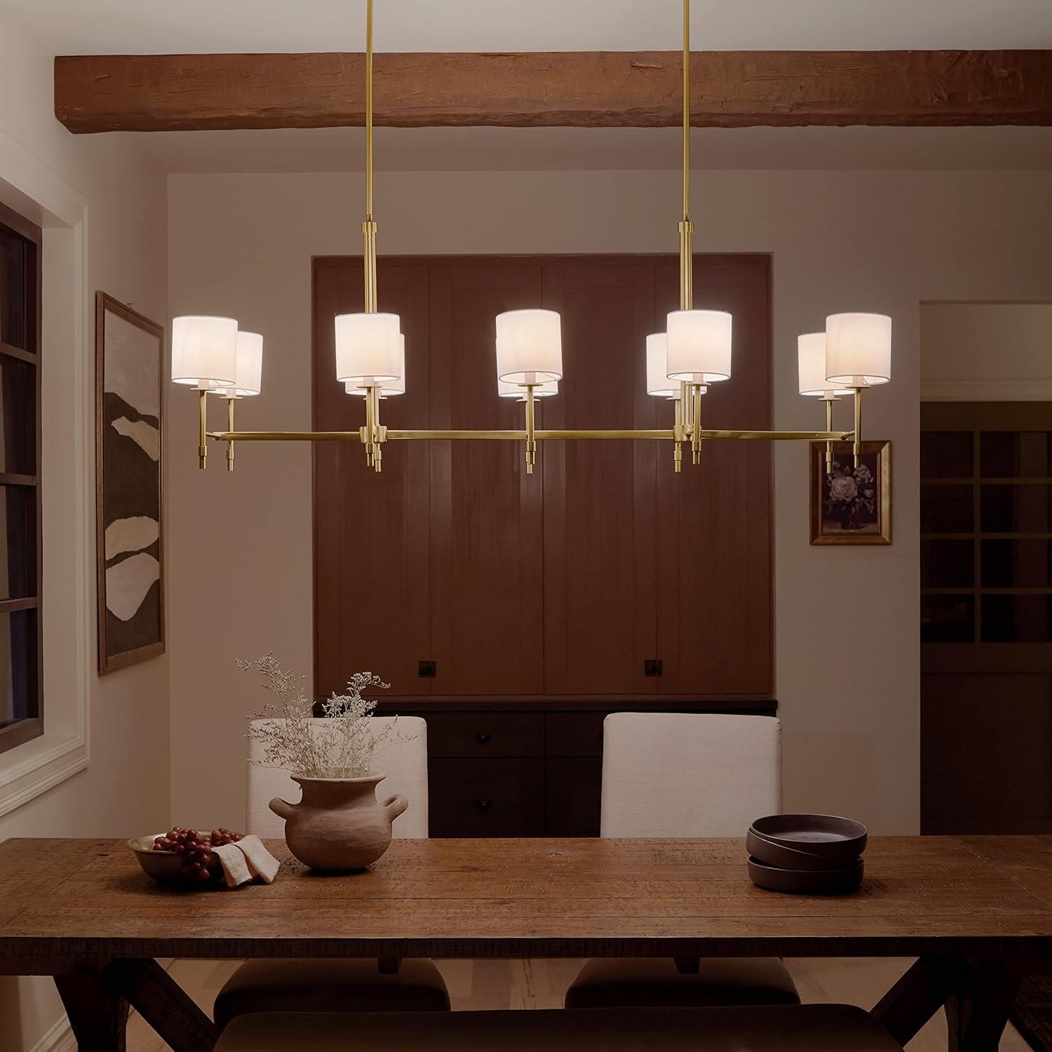Kichler Lighting Ali 10 - Light Chandelier in  Brushed Natural Brass