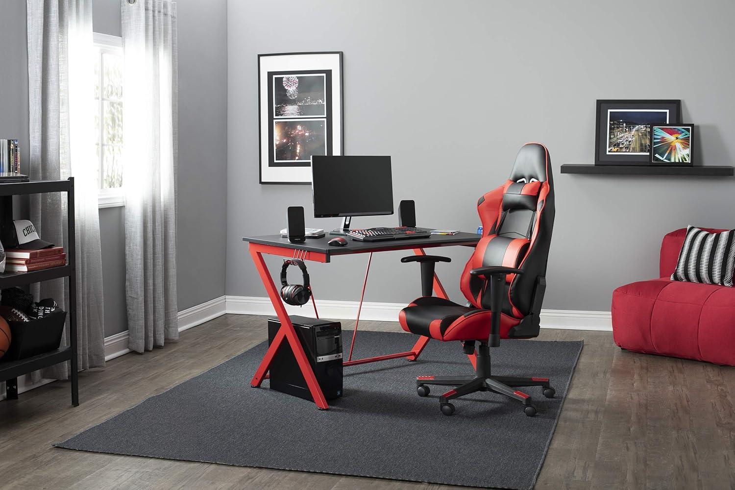 Quest for  PC Gaming, Computer Desk With Charging Station, Cup And Headphone Holder