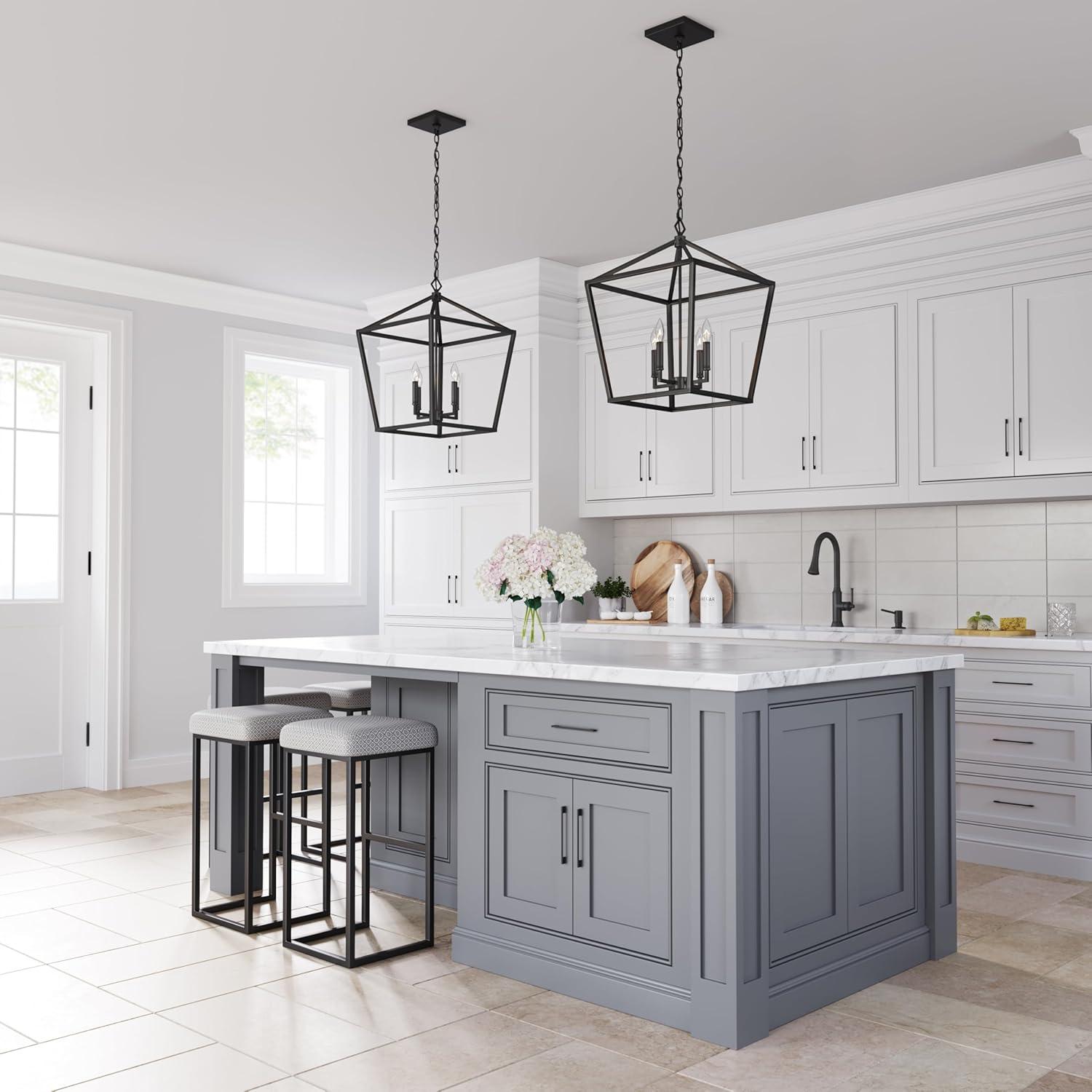 Millennium Lighting 4 - Light Pendant in  Matte Black