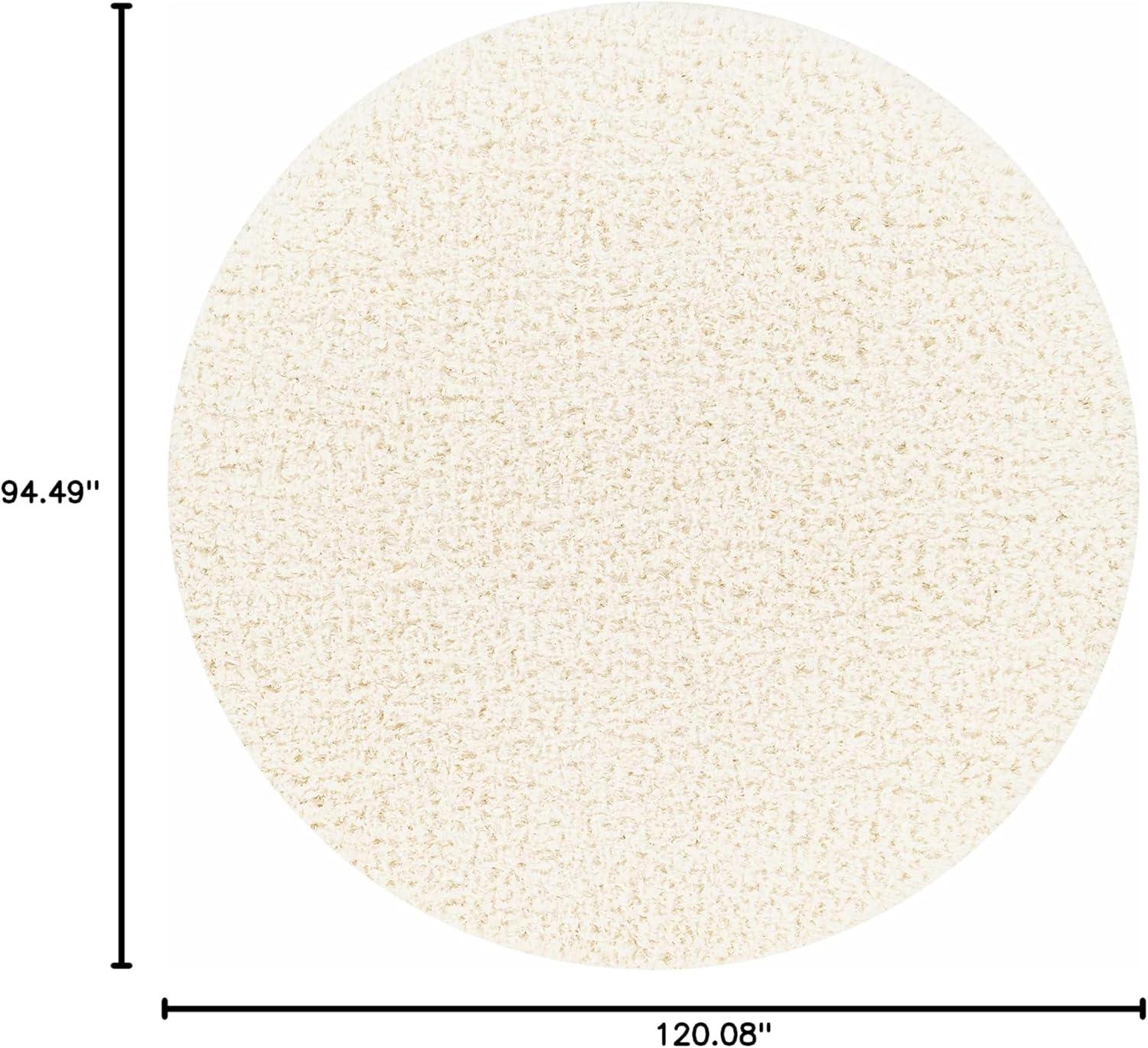 Hauteloom Rectangle Area Rug  Cream