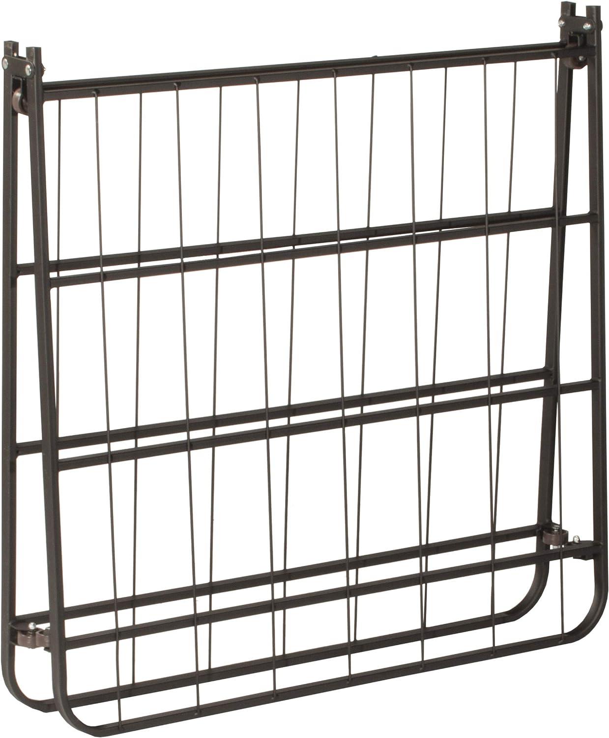 Black Metal Twin Trundle Frame with Roll-Out Drawer