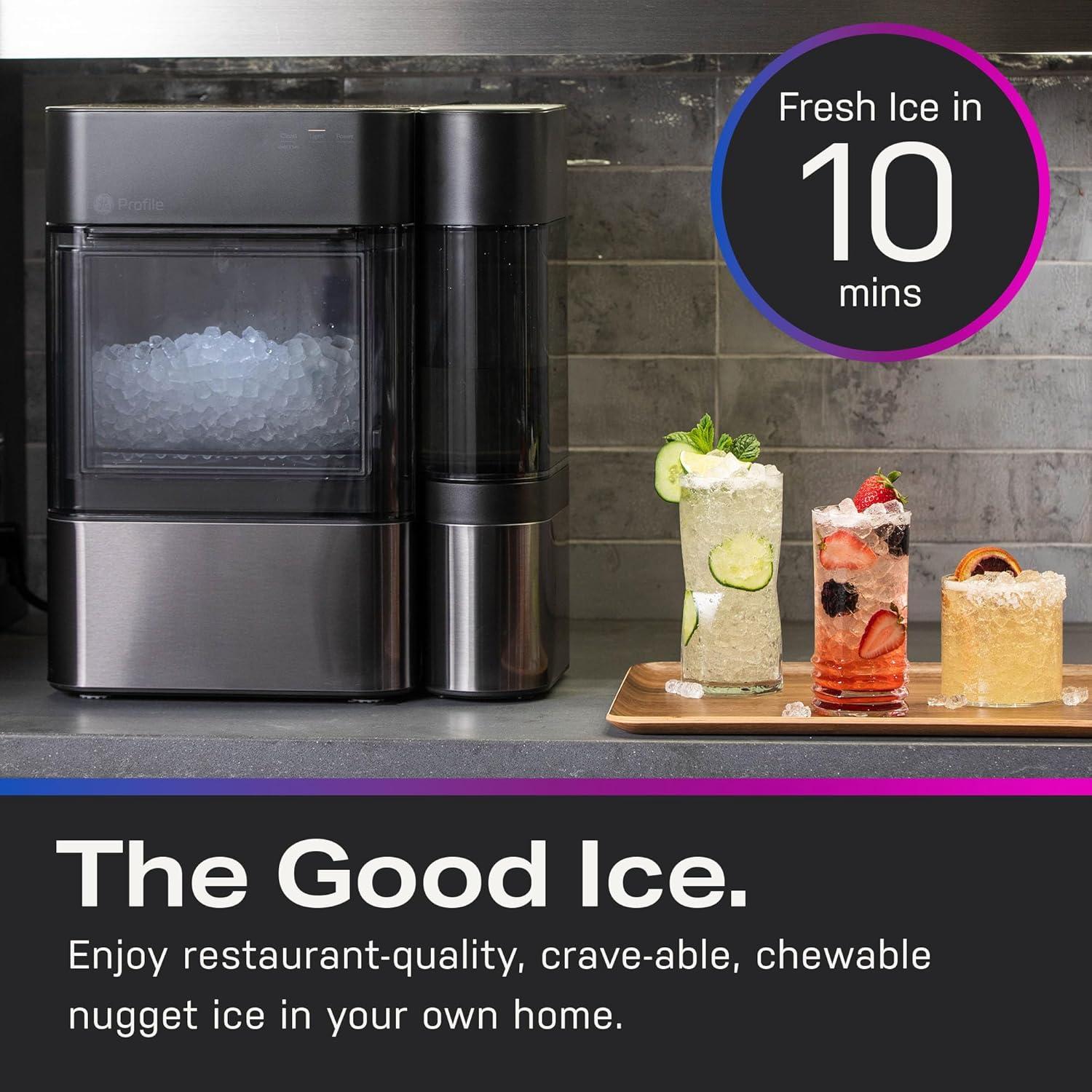 GE Profile Opal 2.0 Nugget Ice Maker 38 Lb. Daily Production Freestanding Ice Maker