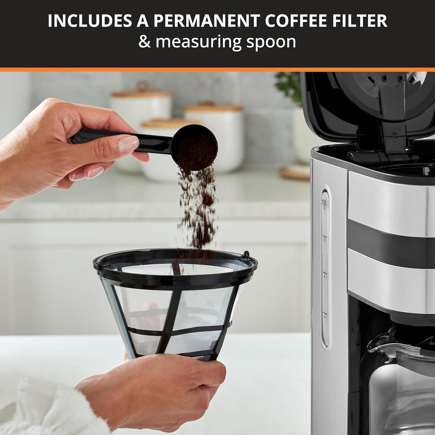 Krups 10 Cup Digital Coffe Maker, Simply Brew