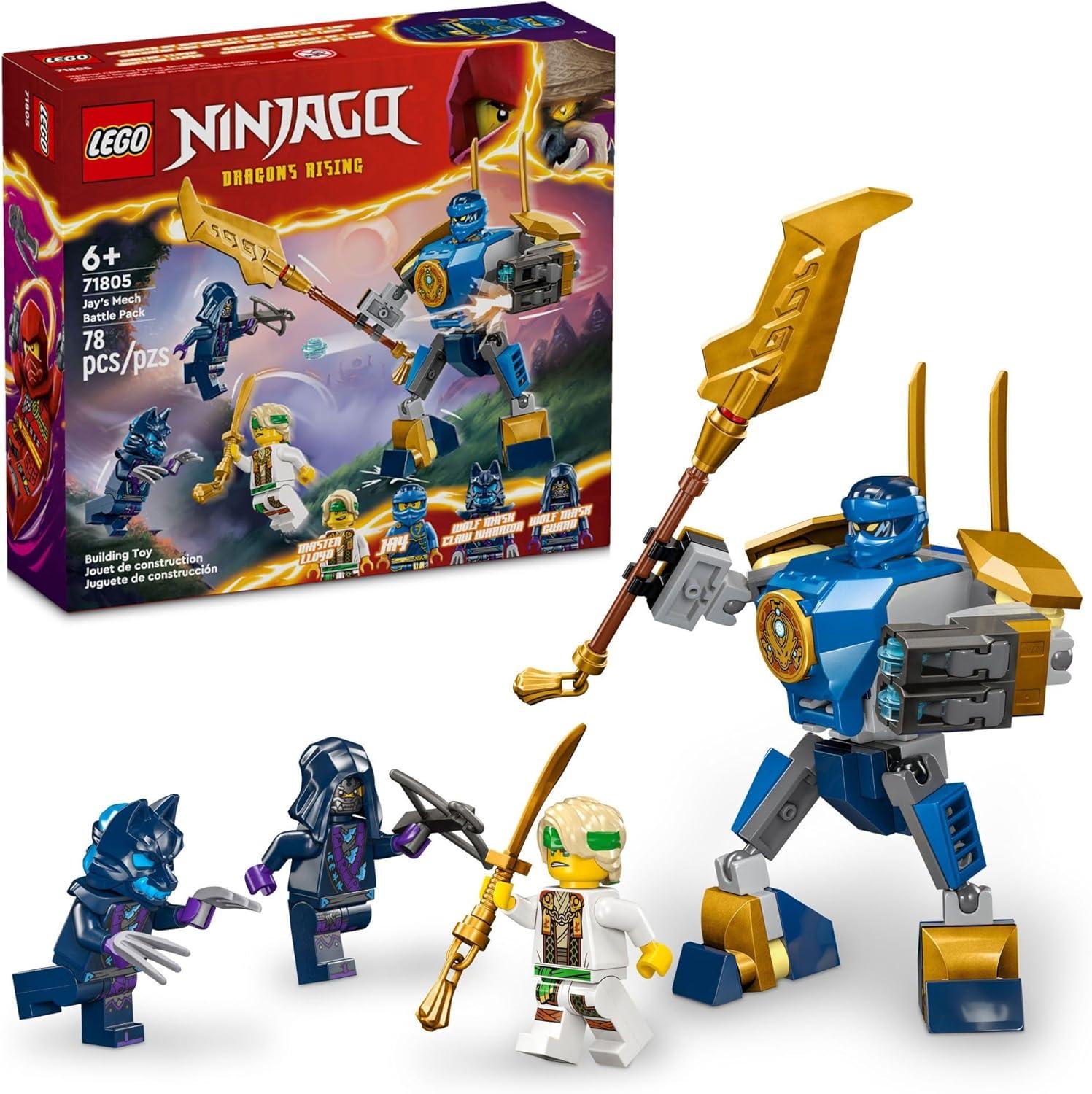LEGO NINJAGO Jay's Mech Battle Pack Ninja Toy 71805