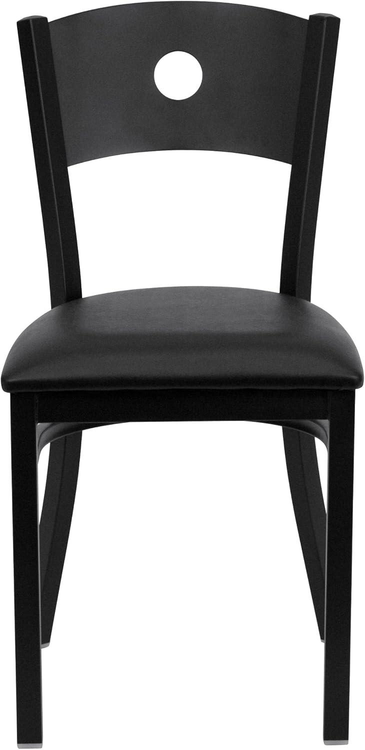 Merlina Circle Back Metal Restaurant Chair