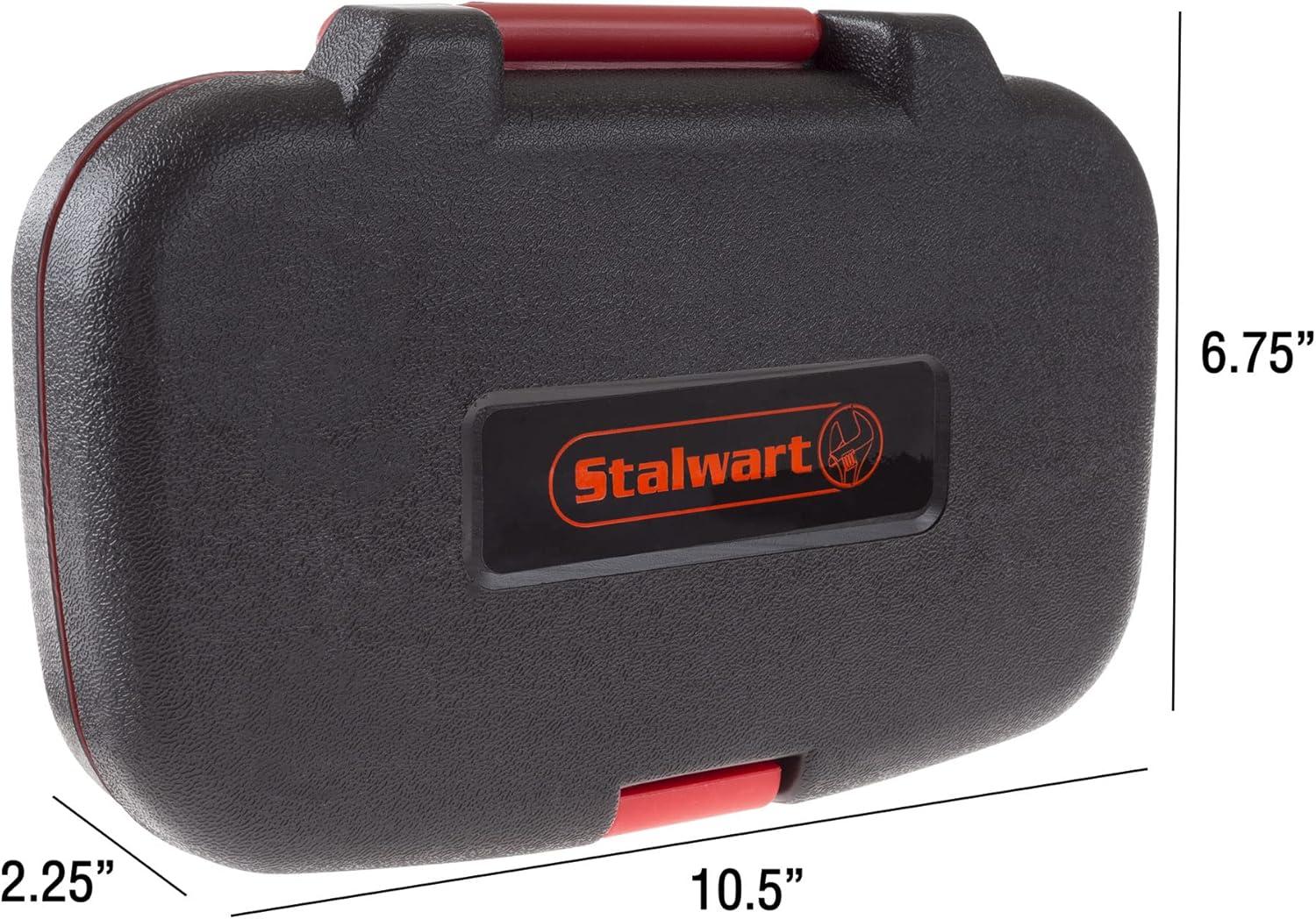 Stalwart Household Hand Tools - Includes Wrench, Screwdriver, Pliers, and More - Kit for Home, Car