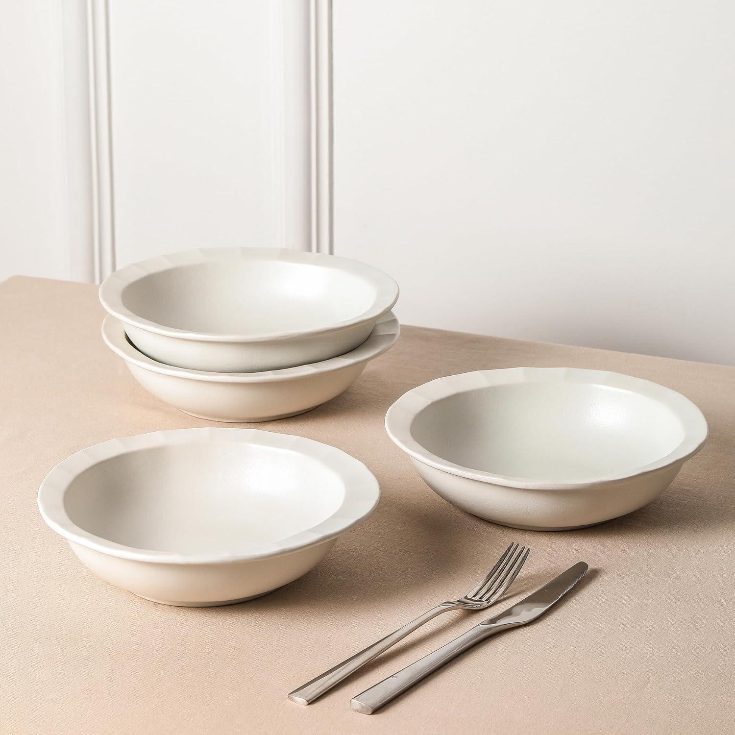 Stone Lain Oasis 4-Piece Pasta Bowl Set Stoneware (Set of 4)
