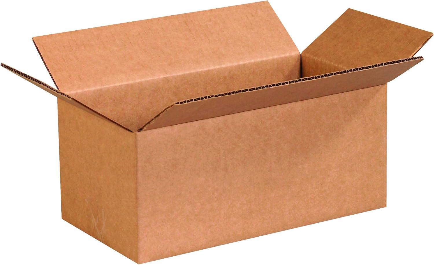 Box Partners 12" x 6" x 5" Shipping Boxes 32 ECT Brown 25/Bundle (1265)