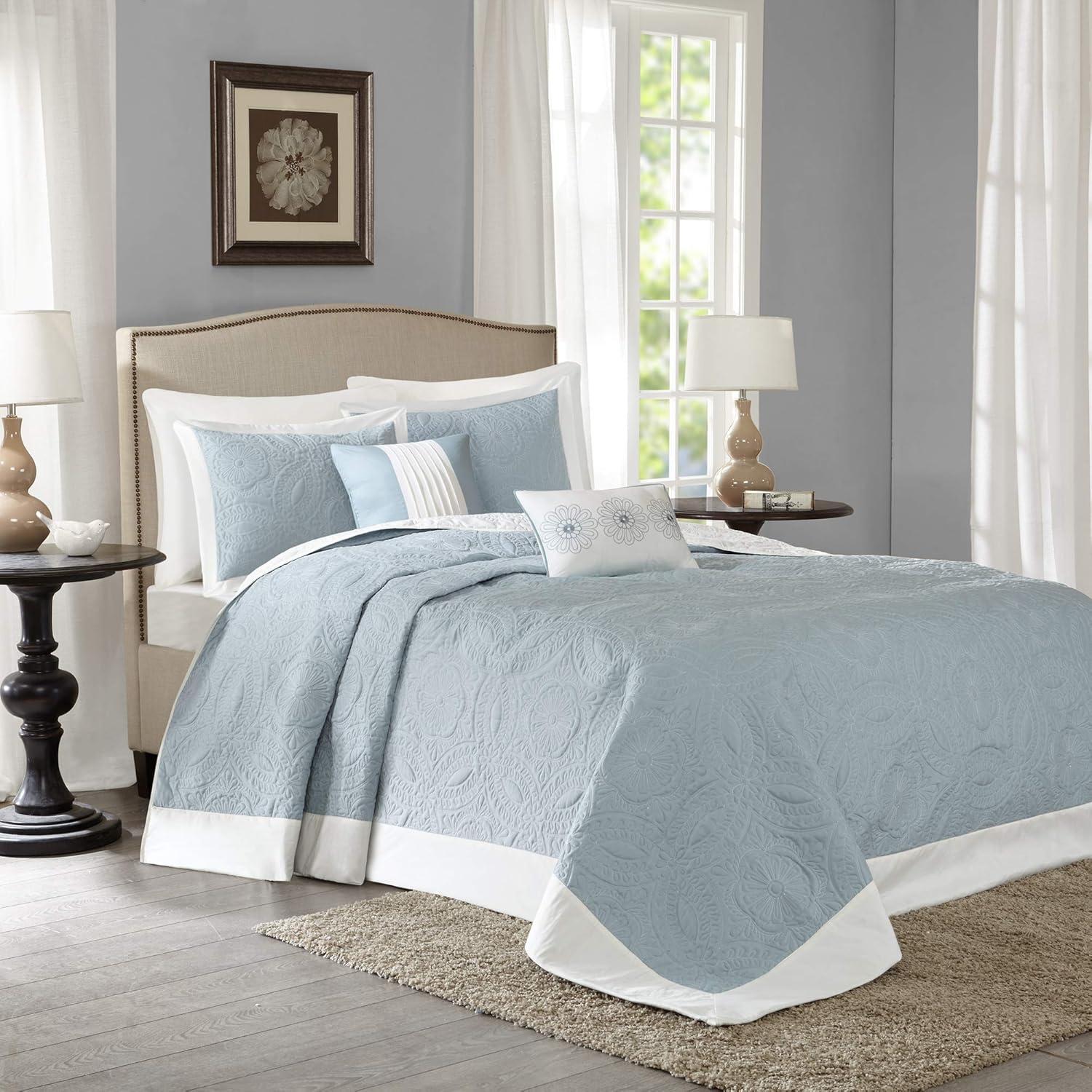 5 Piece Reversible Bedspread Set