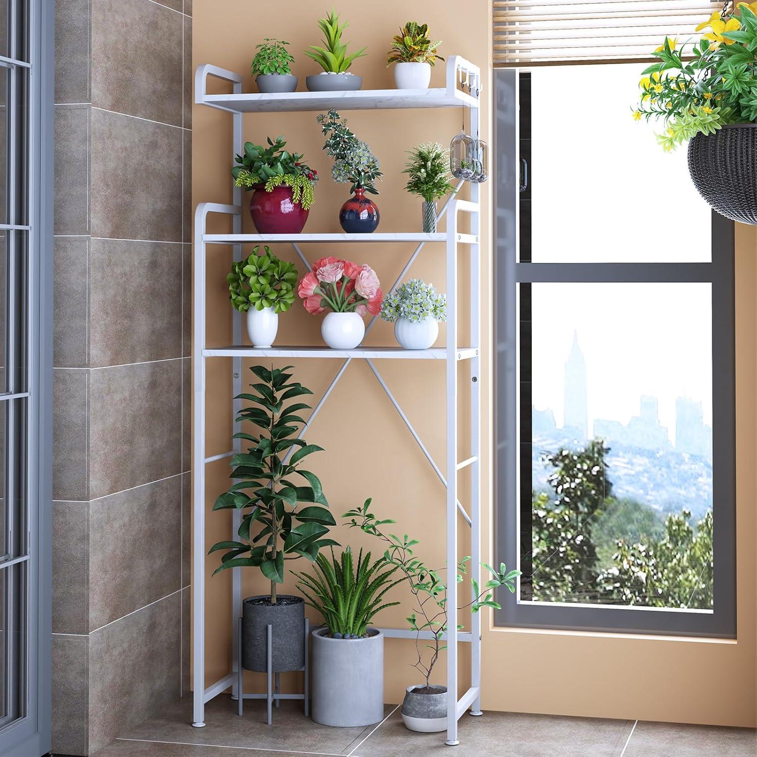 Over The Toilet Storage Rack With 3-Tier Bathroom Shelves