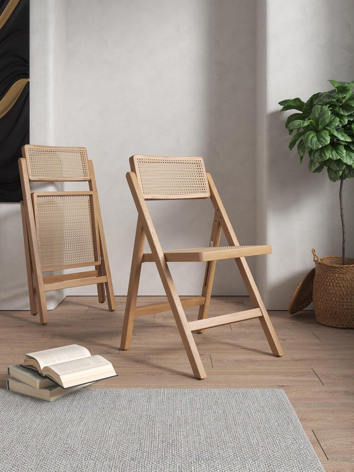 Solid Wood Folding Side Chair
