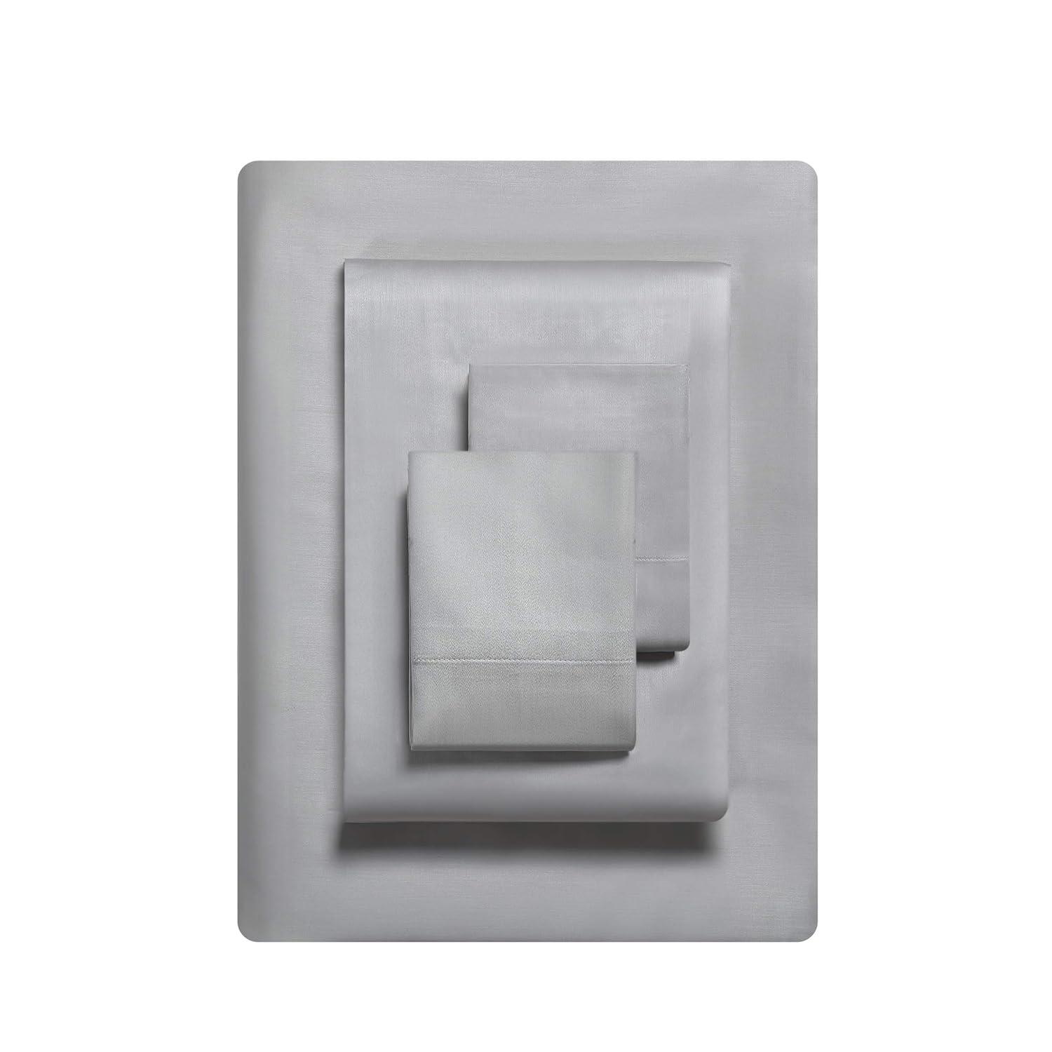 Vera Wang Vera Wang T800 Sateen Solid CVC Sheet Set