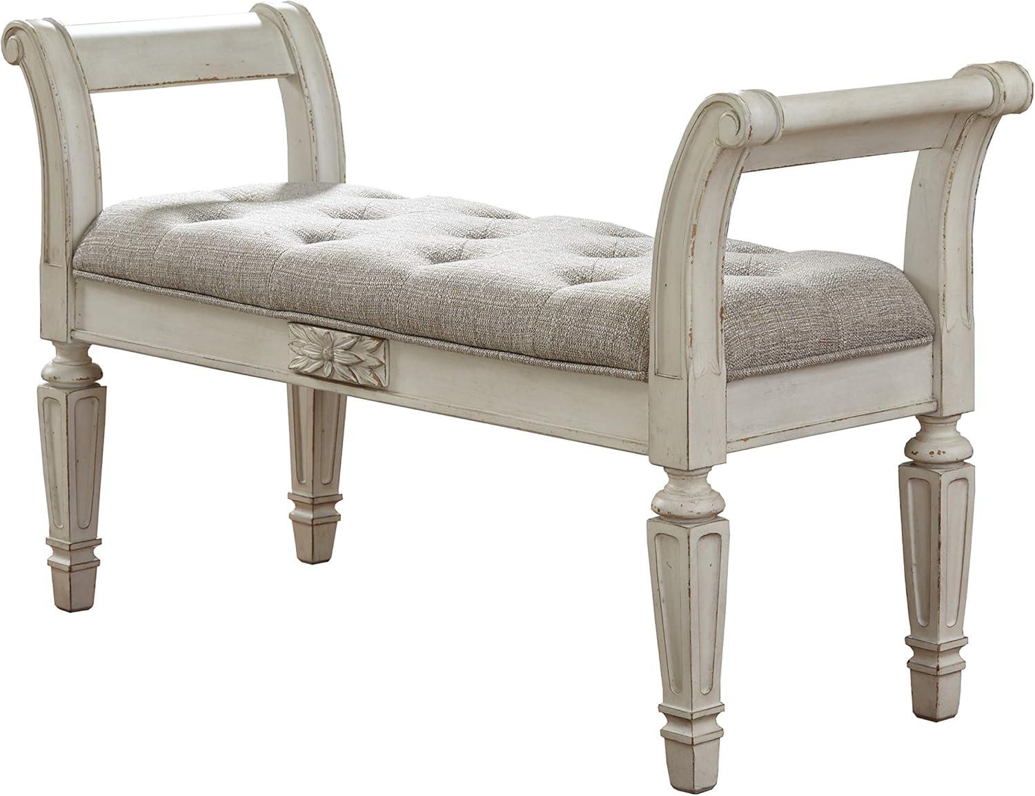 Hayley Polyester Upholstered Bench