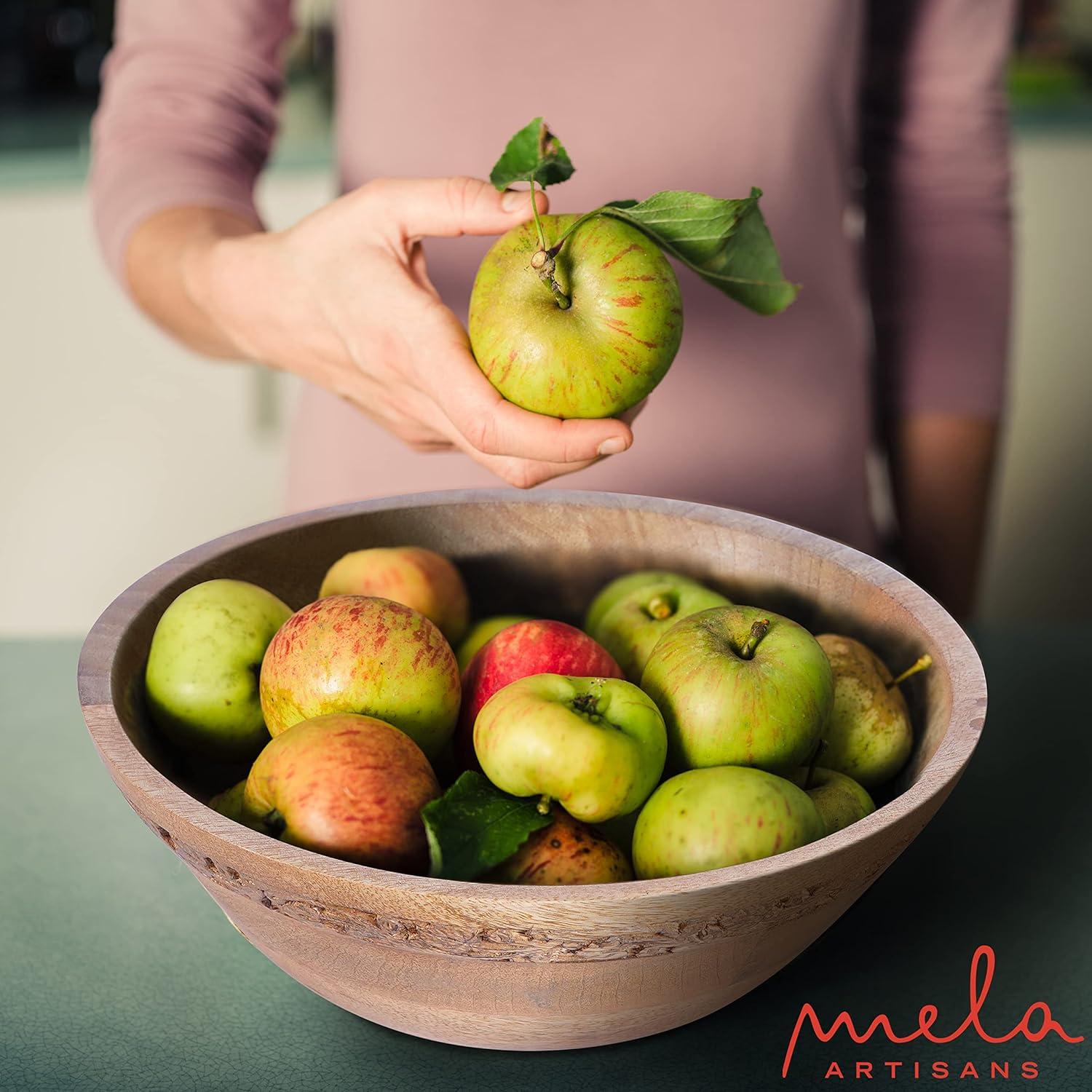 Mela Artisans | Jasmine Bowl in Medium Burnt