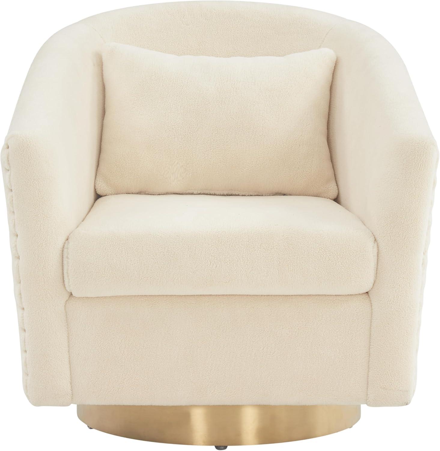 Skye Upholstered Swivel Barrel Chair