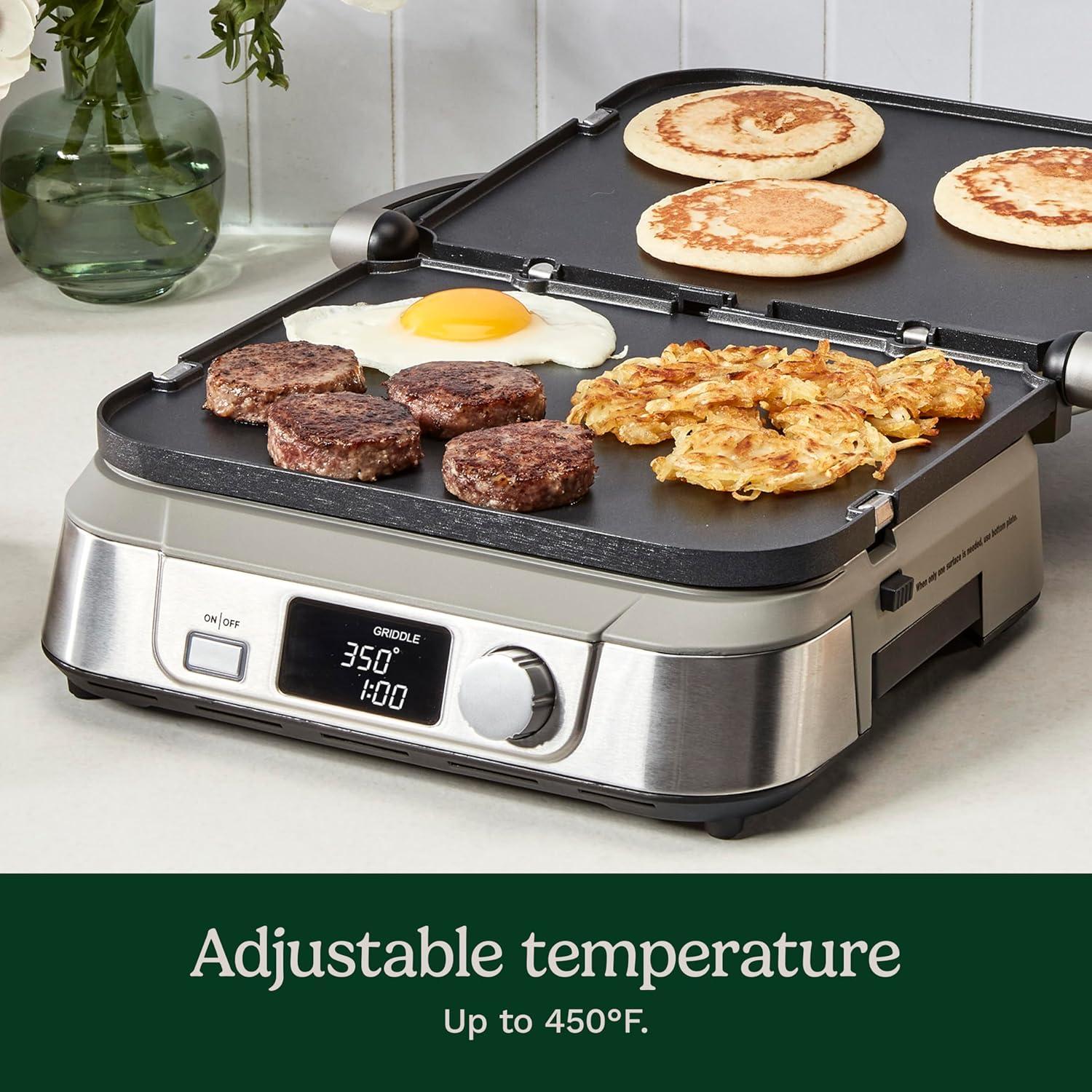 Cuisinart Griddler Electric Griddle - LCD Display, Digital Controls