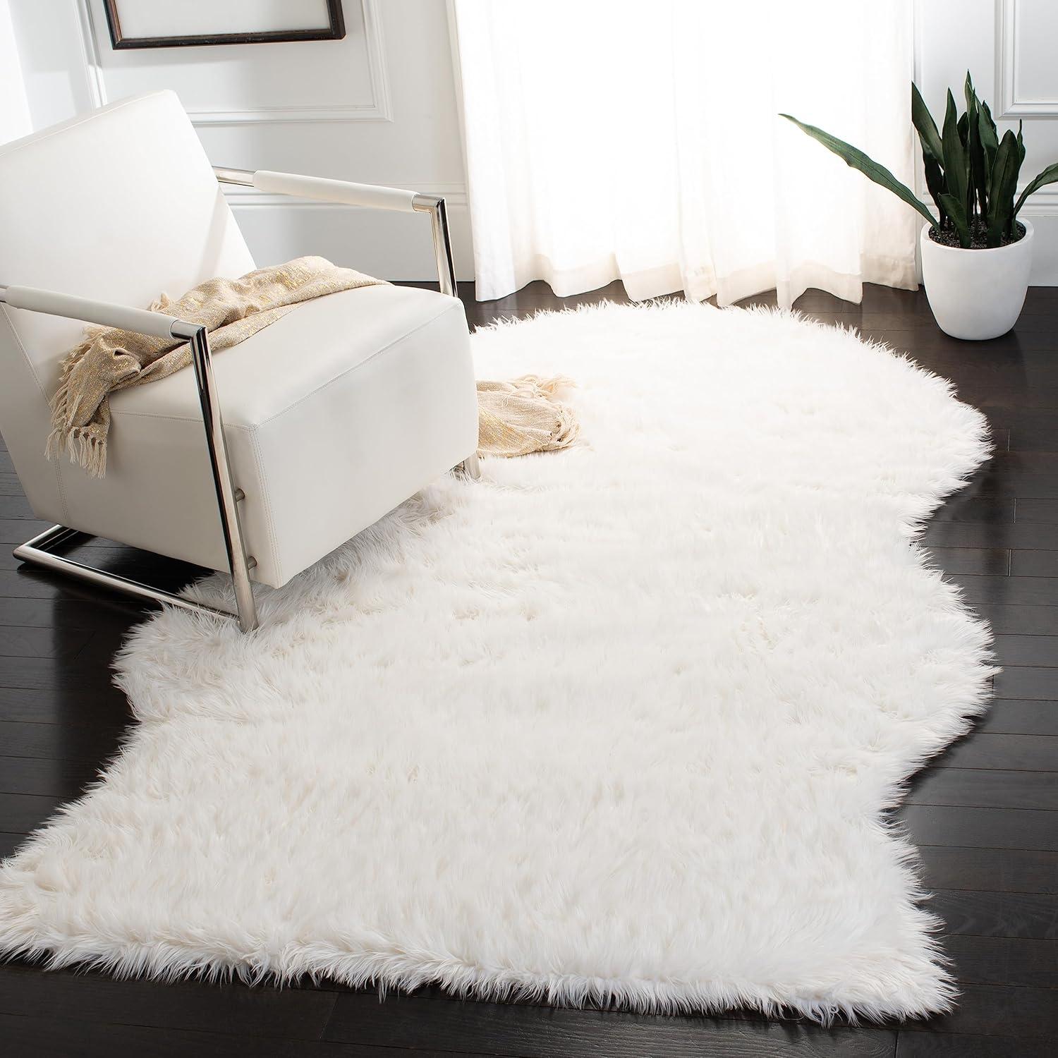 Faux Sheep Skin FSS115 Power Loomed Area Rug  - Safavieh