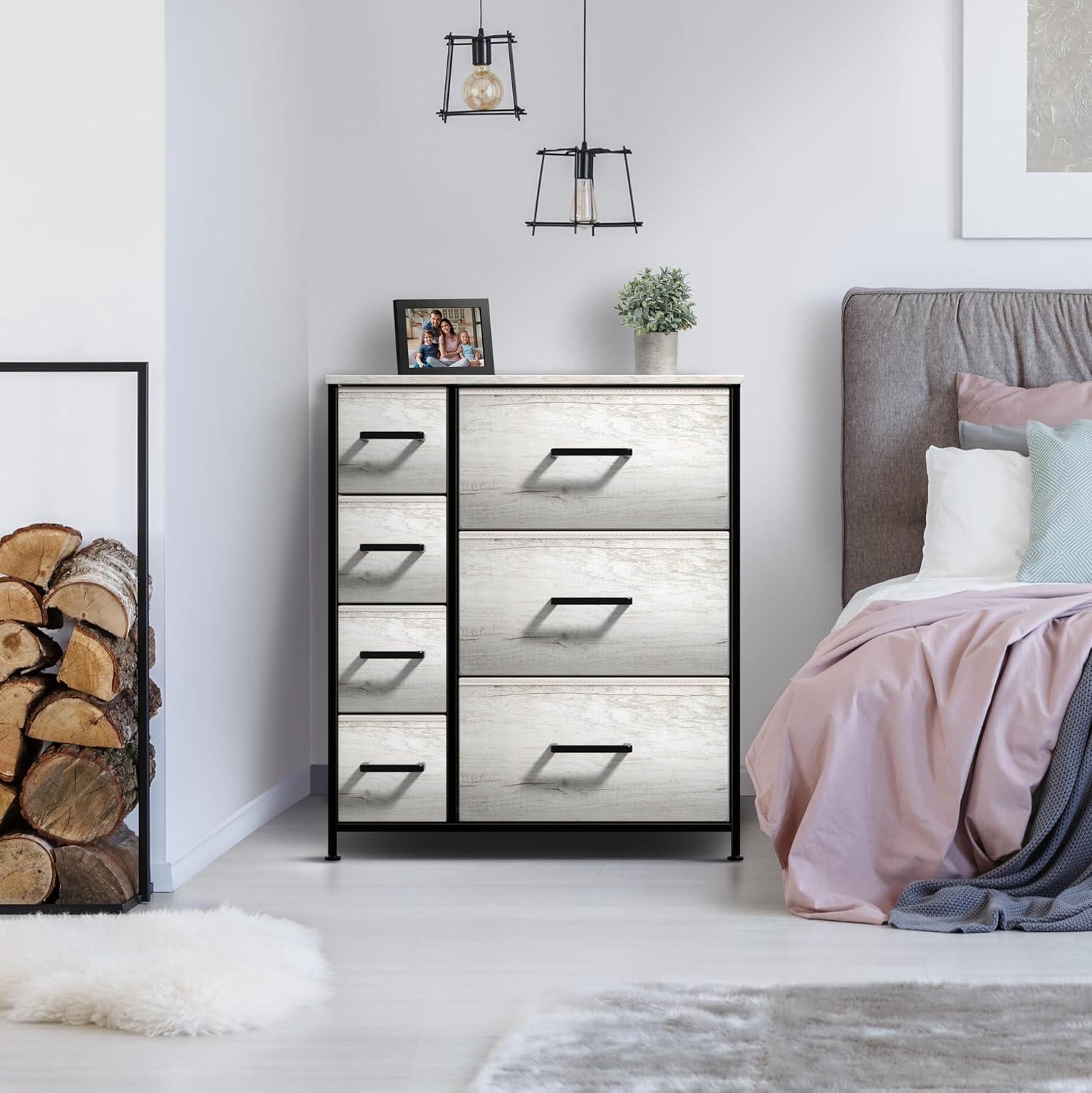 Sorbus Sorbus 10 Drawers Dresser with Steel Frame and Fabric Bins