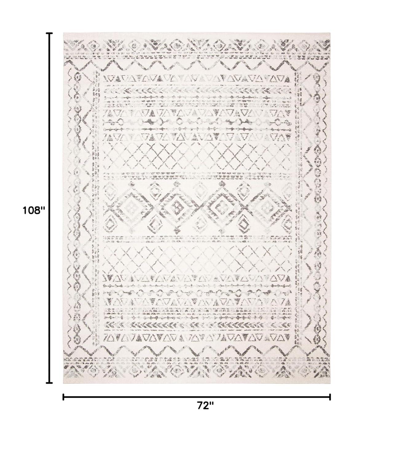Tulum TUL268 Power Loomed Area Rug - Ivory/Grey - 6'x9' - Safavieh.