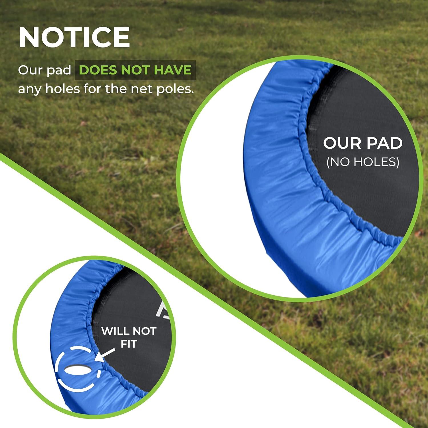 Pure Fun 15-Foot Trampoline Frame Pad Replacement, Blue