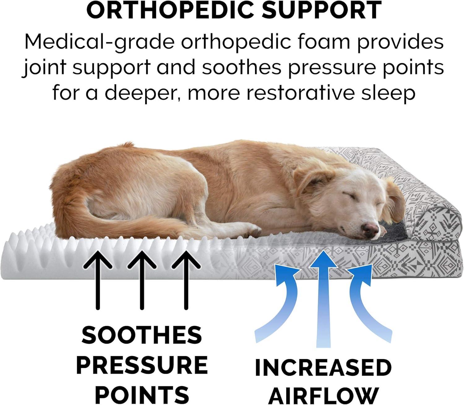 FurHaven Orthopedic Polyester Pet Bed