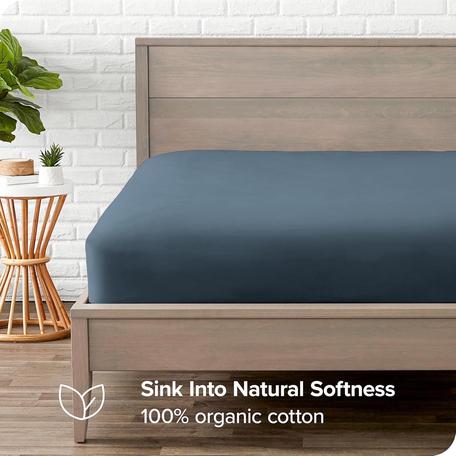 Bare Home Organic Sateen Fitted Sheet