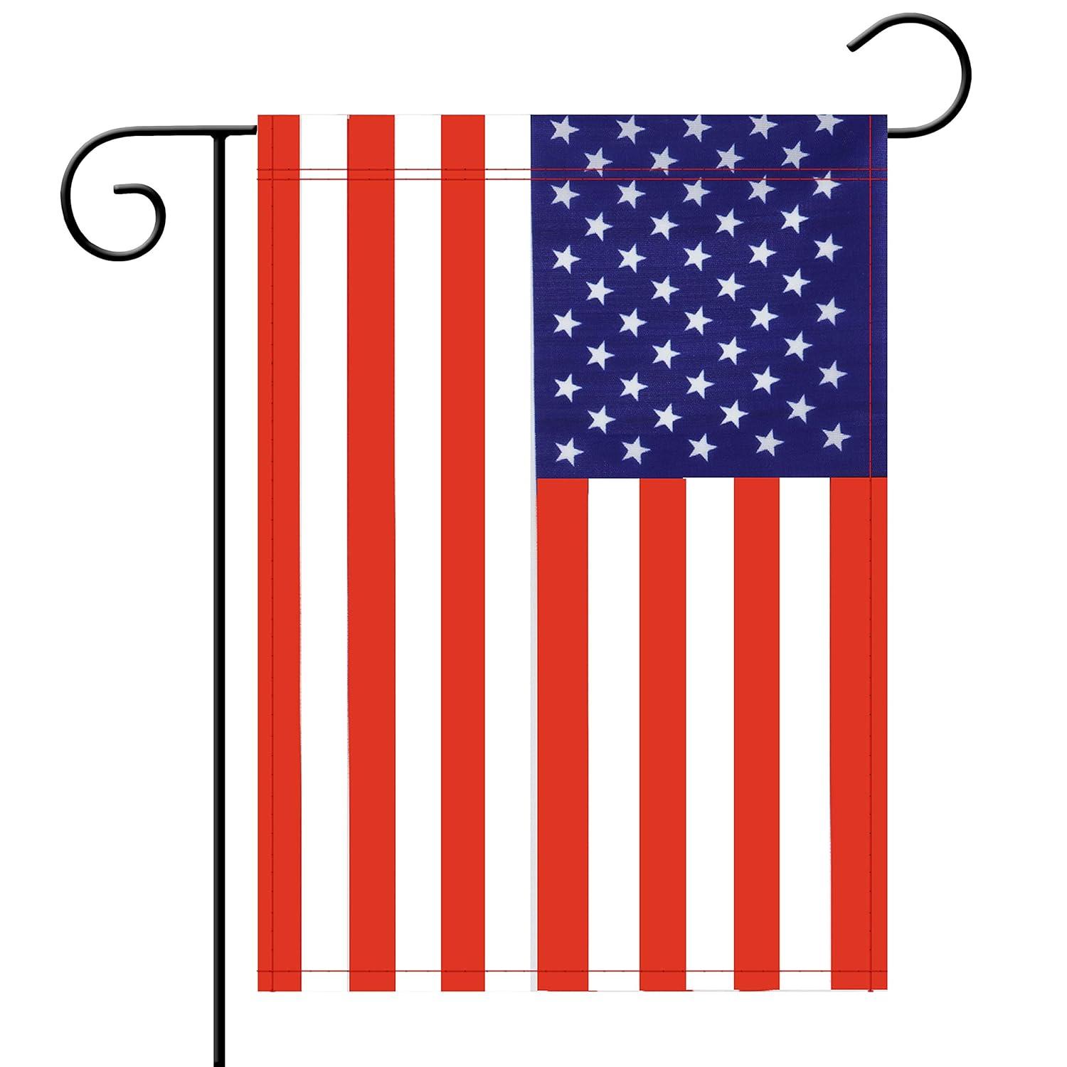 USA AMERICAN AMERICA UNITED STATES GARDEN BANNER/FLAG 12X18 SLEEVED POLY