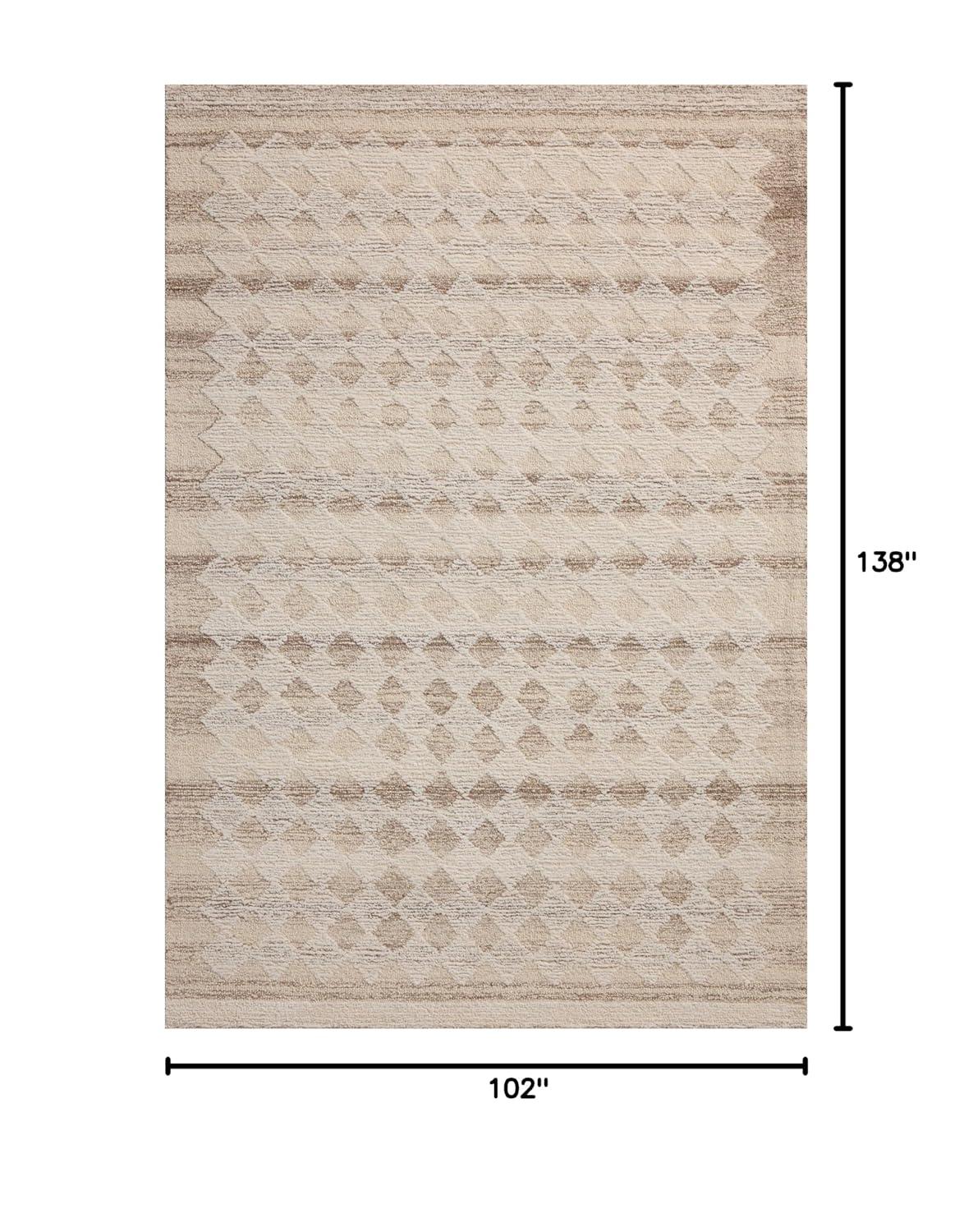 Magnolia Home by Joanna Gaines x Loloi Rae Natural / Ivory Area Rug