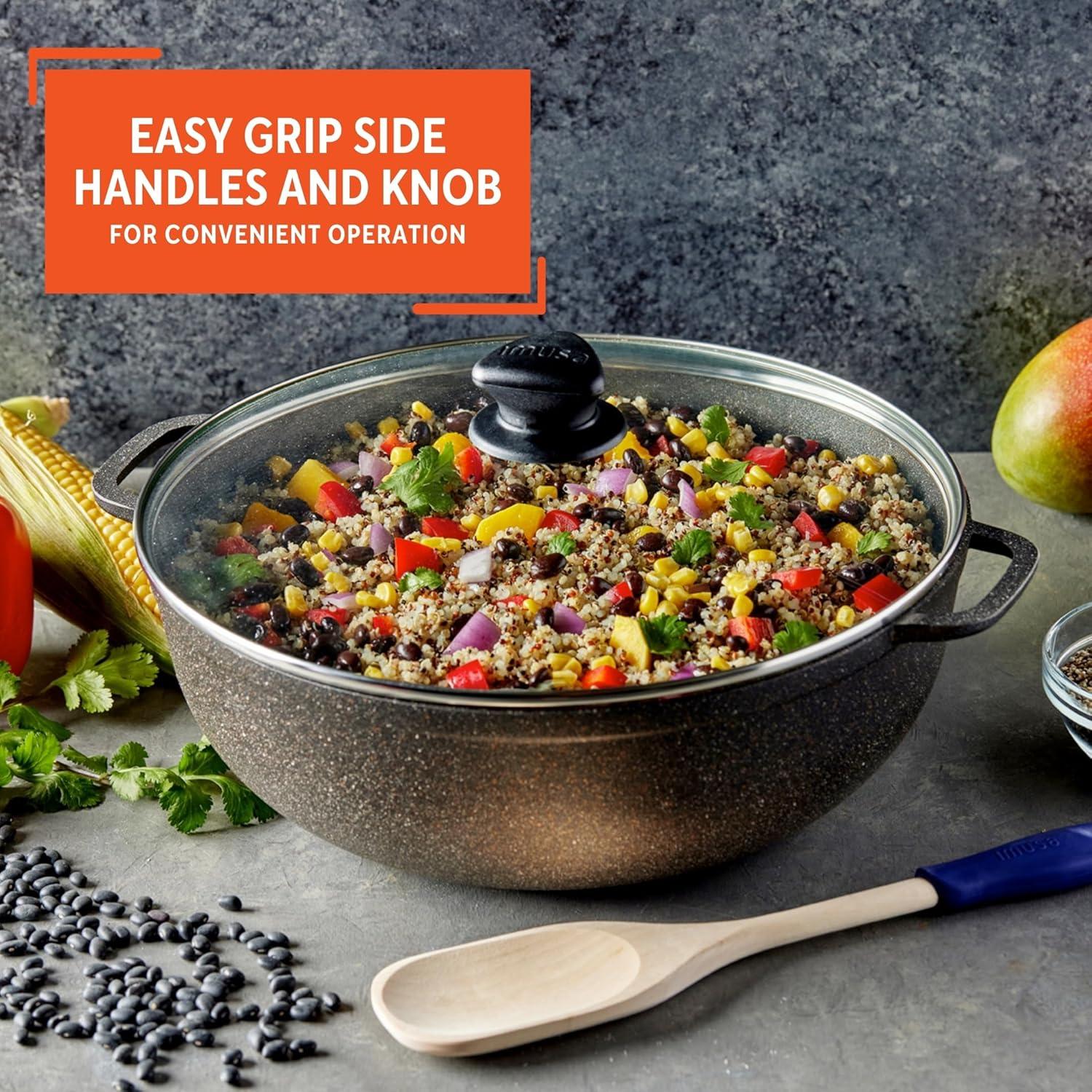 IMUSA Imusa 7 Qt Nonstick Fuzion Caldero With Speckles