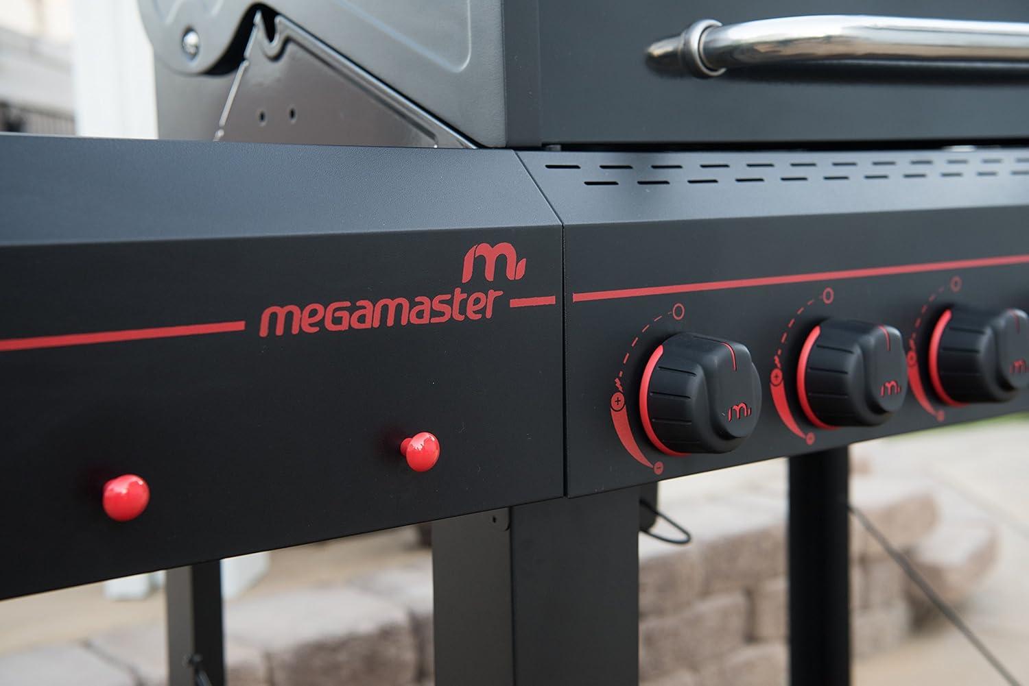 Megamaster 6 - Burner Freestanding Liquid Propane Gas Grill