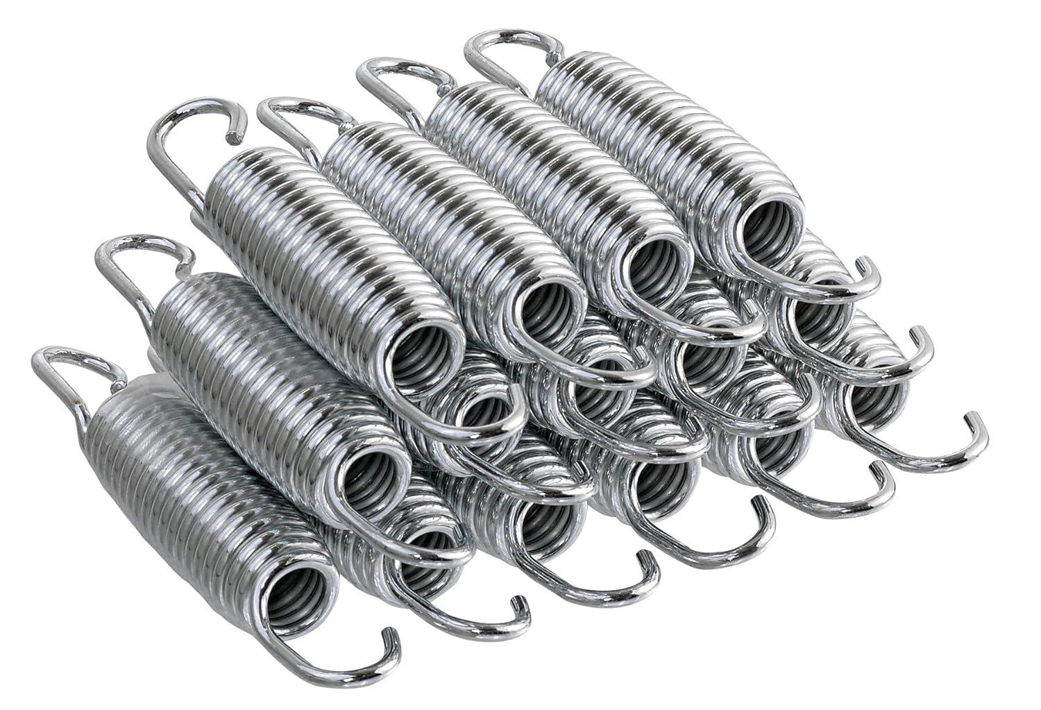 Upper Bounce Machrus Upper Bounce Premium Quality Heavy-Duty Galvanized Steel Trampoline Springs (Set of 15)