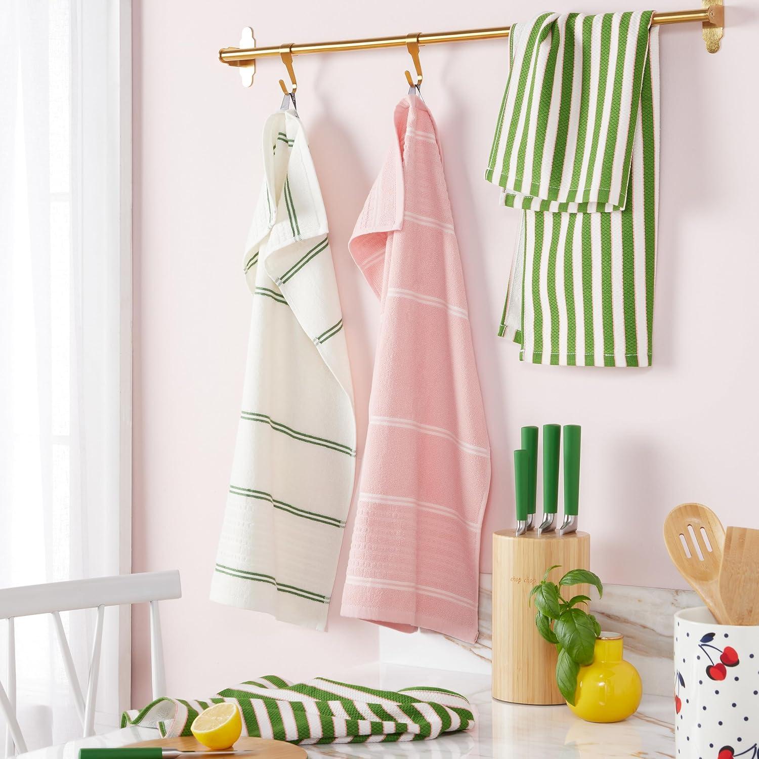 KATE SPADE NEW YORK Botanical Stripe Kitchen Towel Set