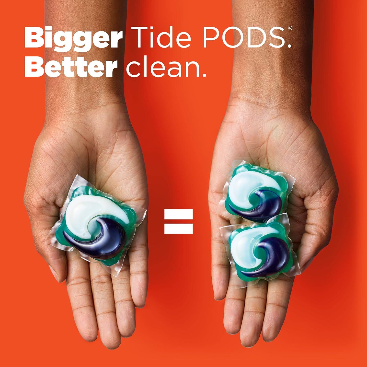 Tide Ultra Oxi Power Pods HE with Odor Eliminators for Visible and Invisible Dirt Laundry Detergent Soap Pacs - 40oz/25ct