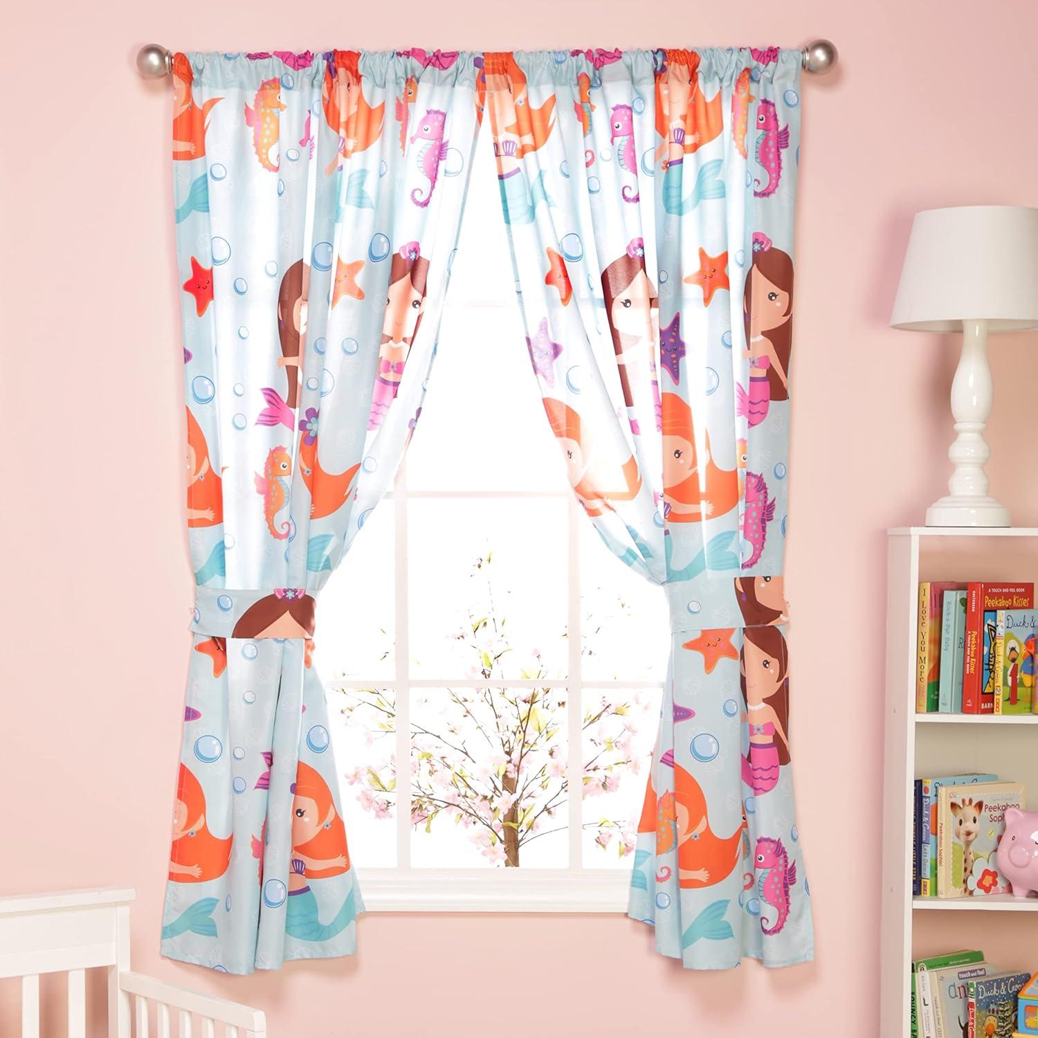 Everyday Kids Mermaid Undersea Adventure Drapes