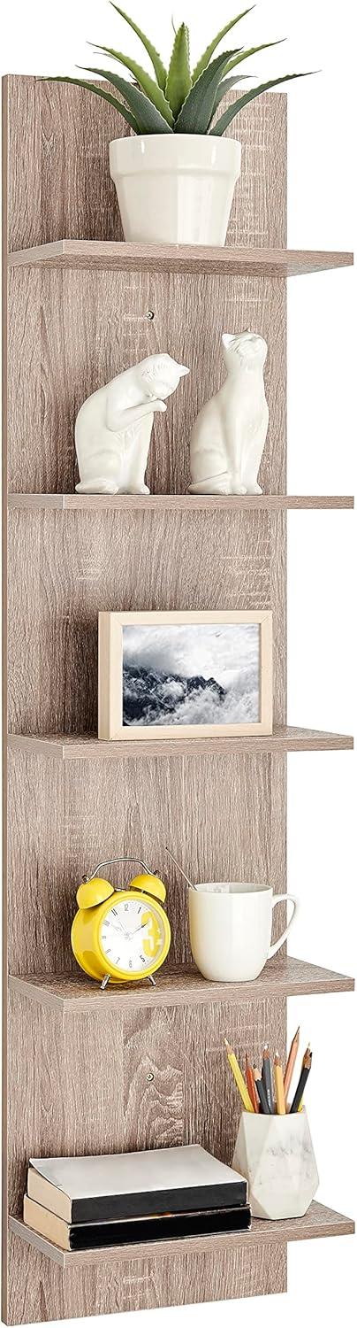 47" x 11.7" Wide Vertical Column Wall Shelf - Danya B.