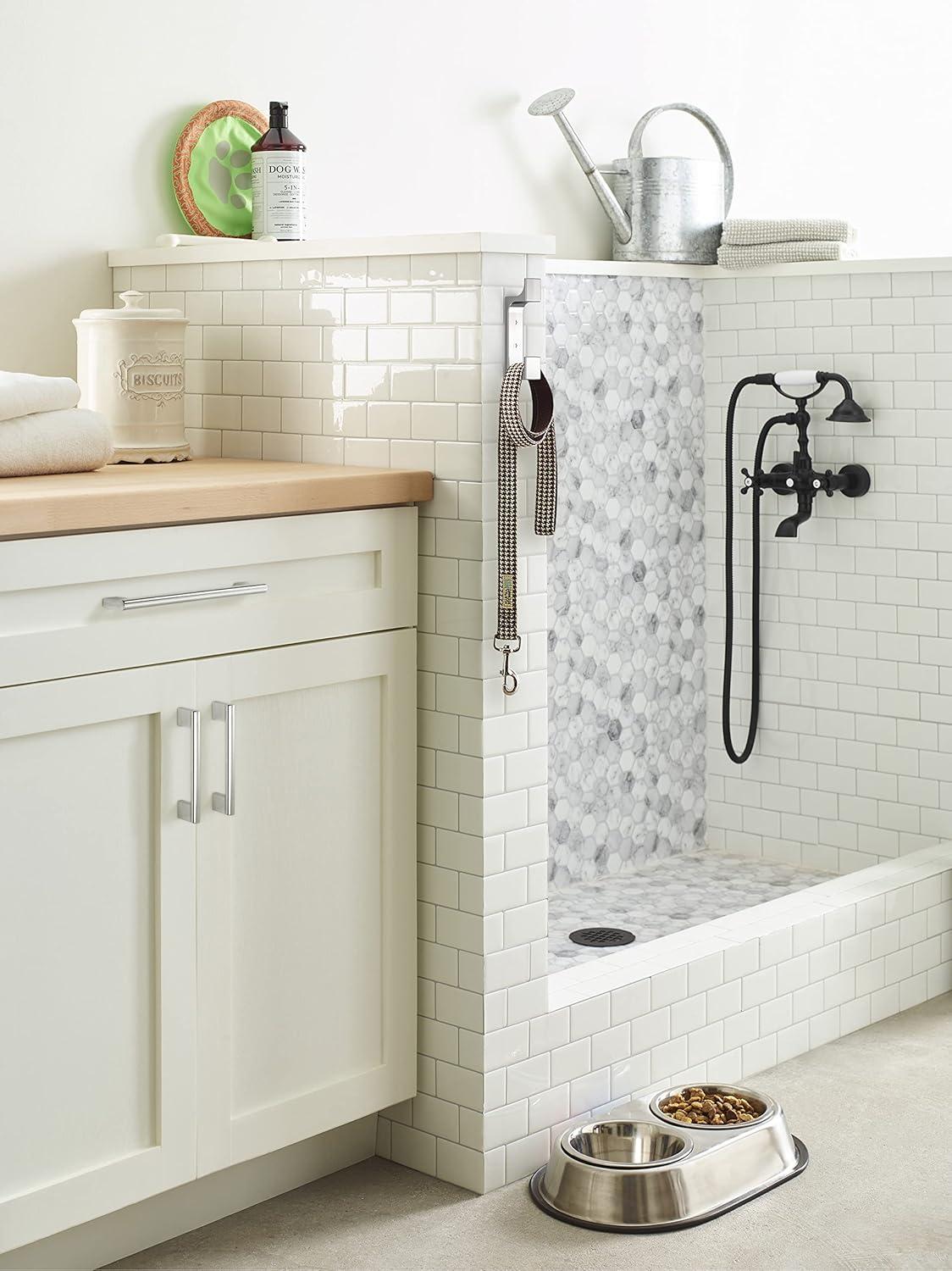 Bray Contemporary Double Prong Decorative Wall Hook