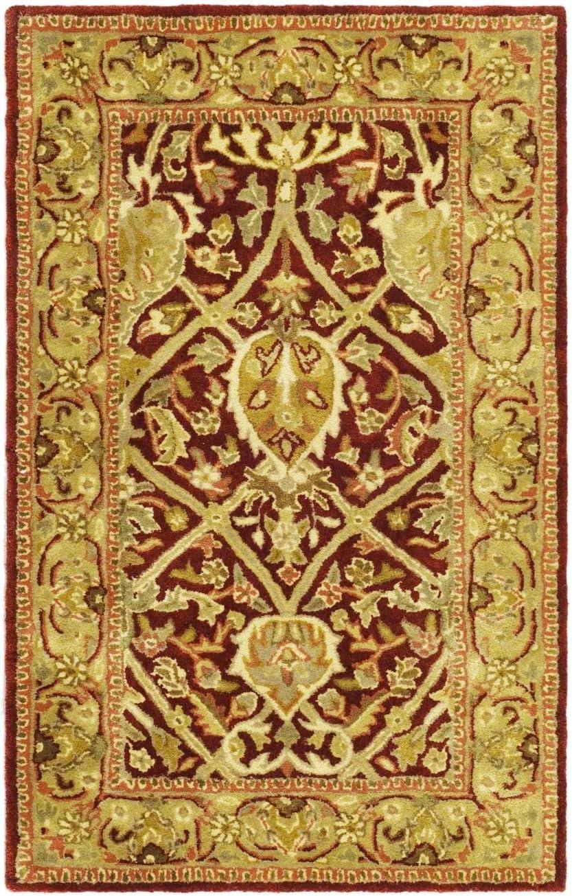 Persian Legend PL819 Hand Tufted Indoor Accent Rug - 2'6"x4' - Red/Gold - Safavieh