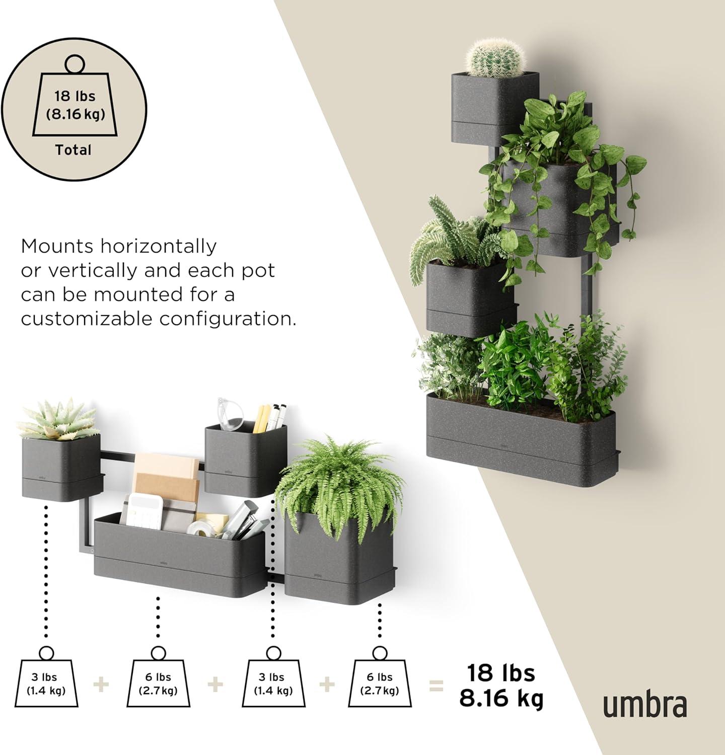 Umbra Cubiko Wall Planter