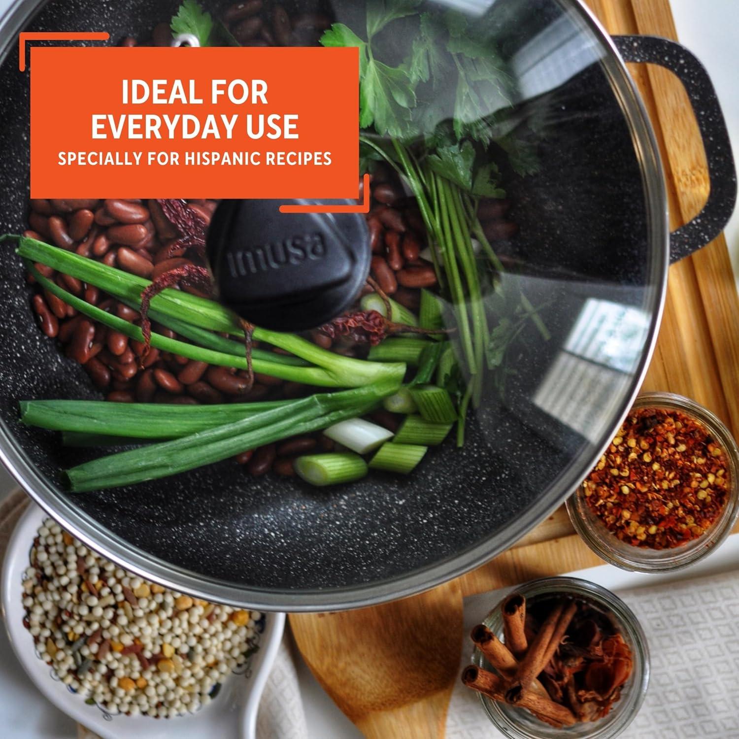 IMUSA Imusa 7 Qt Nonstick Fuzion Caldero With Speckles