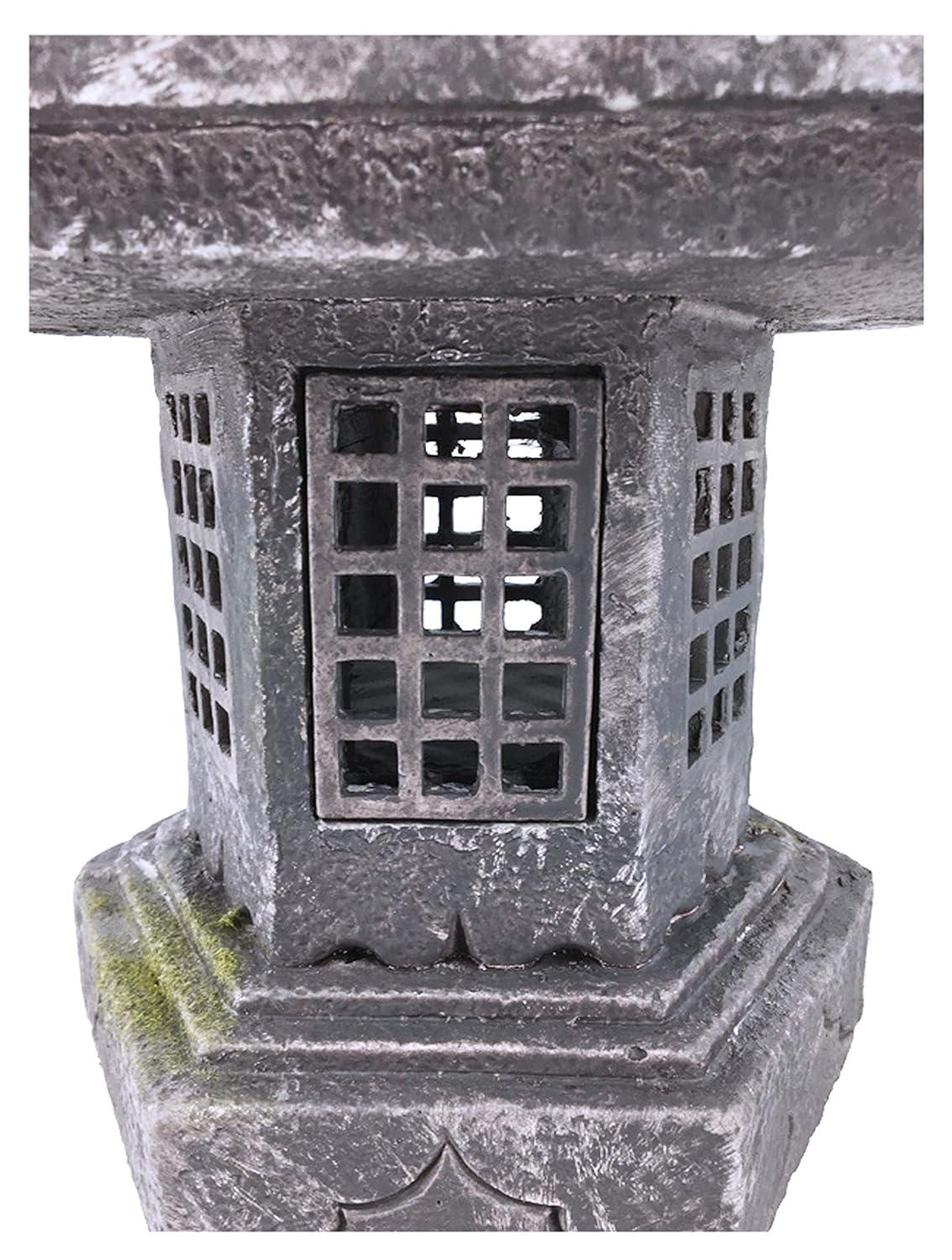 38In Grey Stone Pagoda Lantern