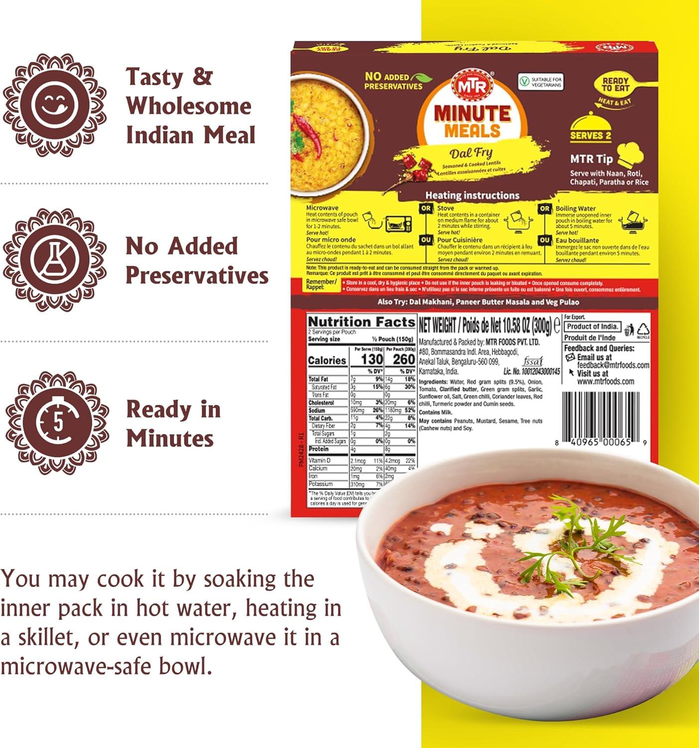 Dal Makhani Black Lentil Curry Value Pack Box
