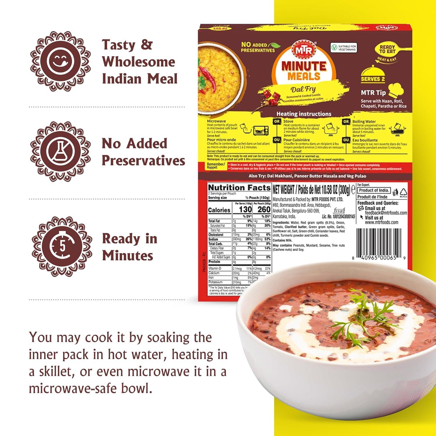 Dal Makhani Black Lentil Curry Value Pack Box