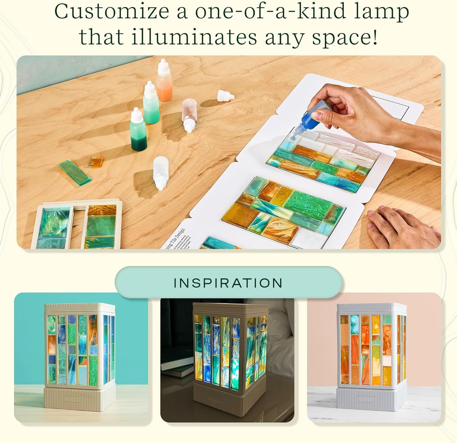 Lifelines FlowCrafts - Decorative Tile Lamp