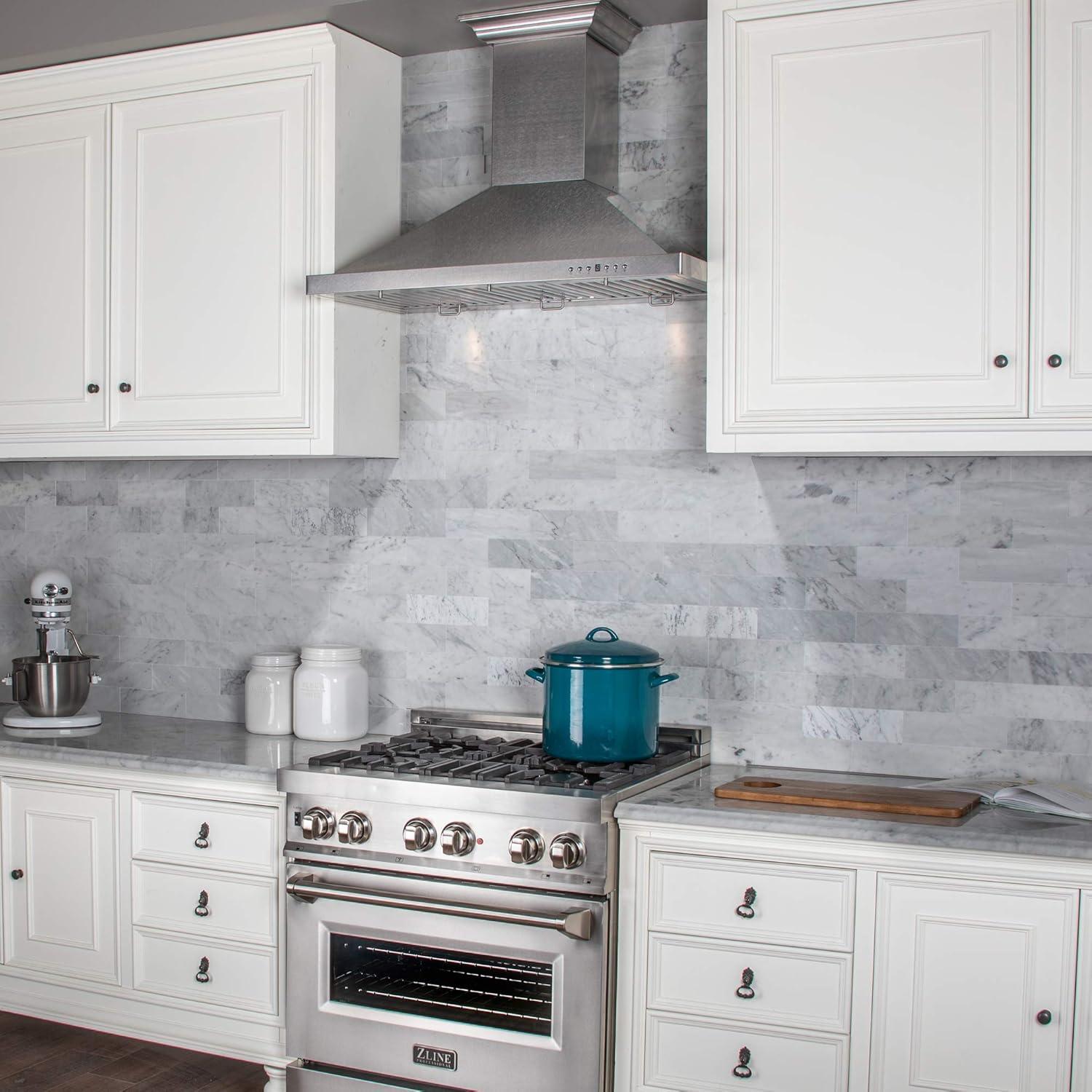 ZLINE 30 in. Designer Series Convertible Vent Wall Mount Range Hood (8KBB-30)