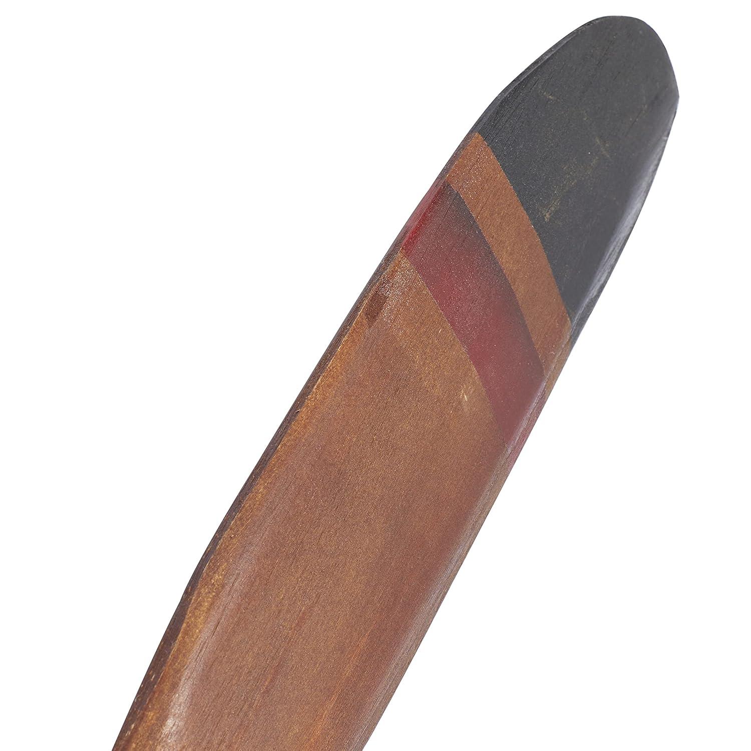 DecMode Brown Metal 2 Blade Airplane Propeller Wall Decor with Aviation Detailing