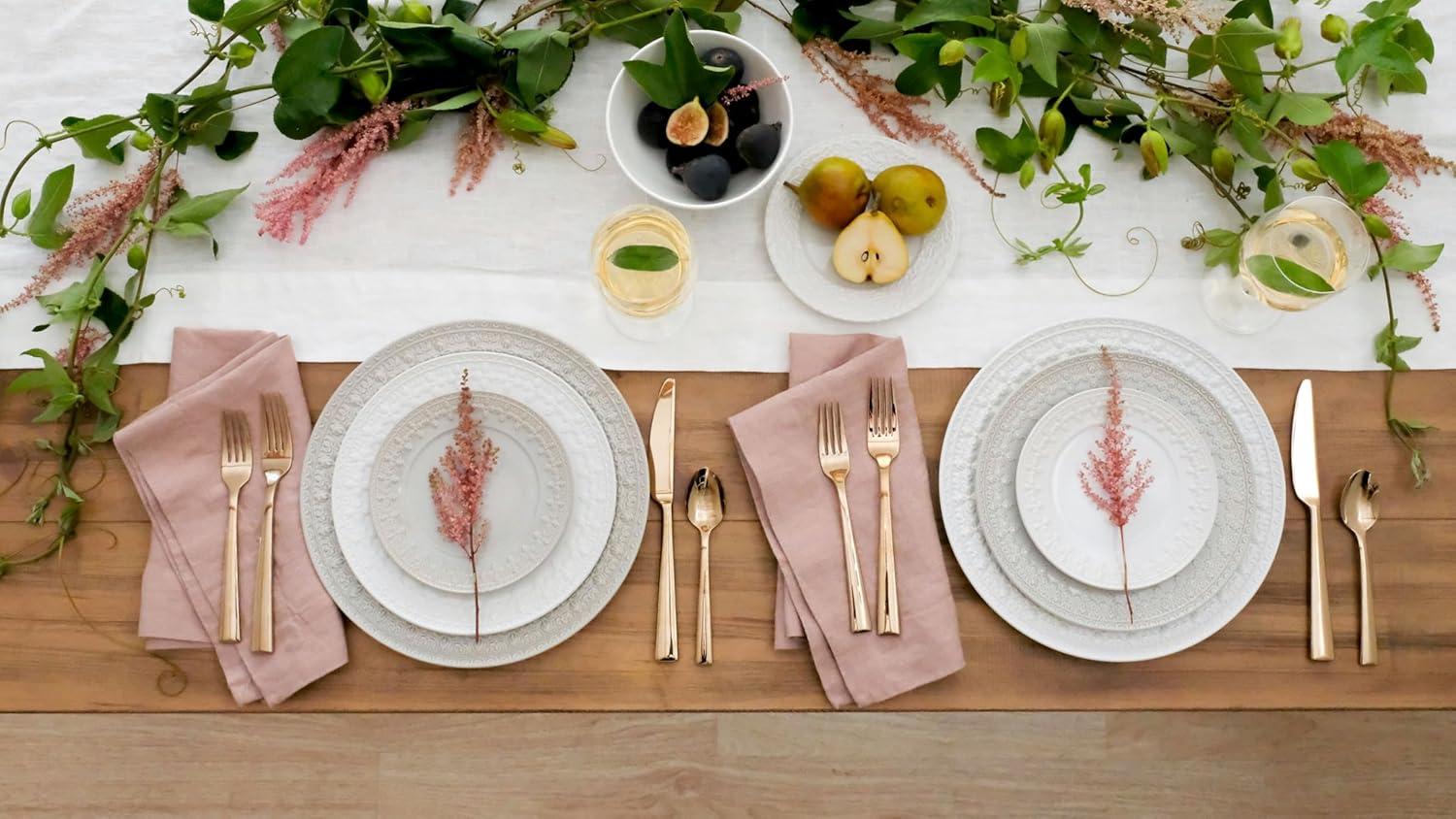 Lenox Chelse Muse Fleur 12 Piece Dinnerware Set, Service for 4