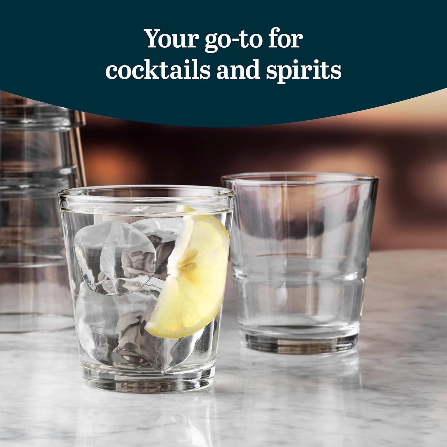 Libbey Restaurant Basics Libbey Stacking Double Old Fashioned Glasses (Set of 12)